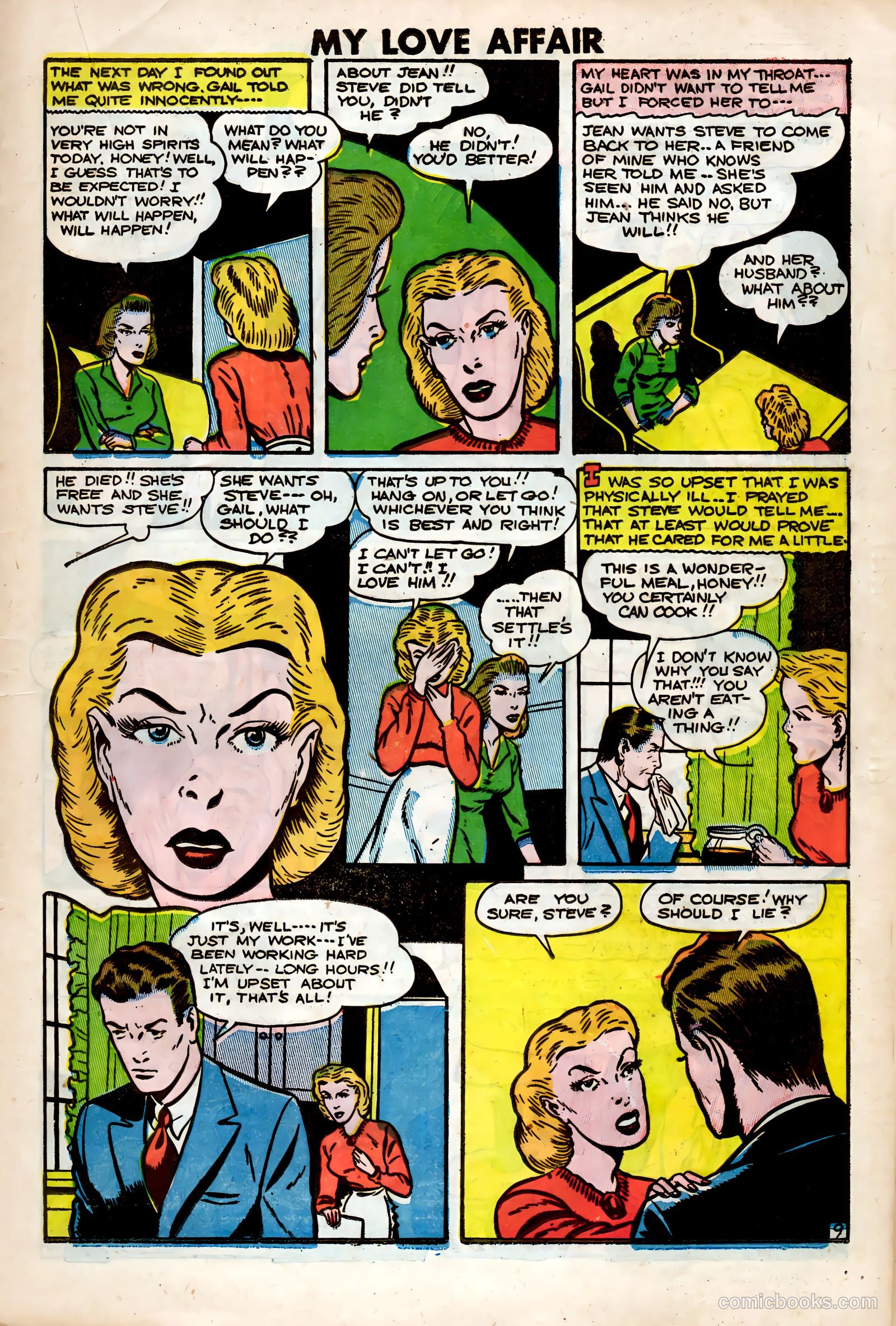 My Love Affair #2 (1949) — page 19 of 36