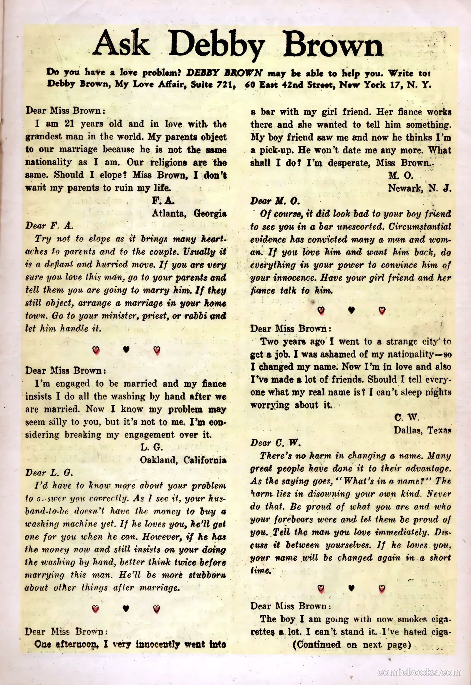 My Love Affair #2 (1949) — page 21 of 36