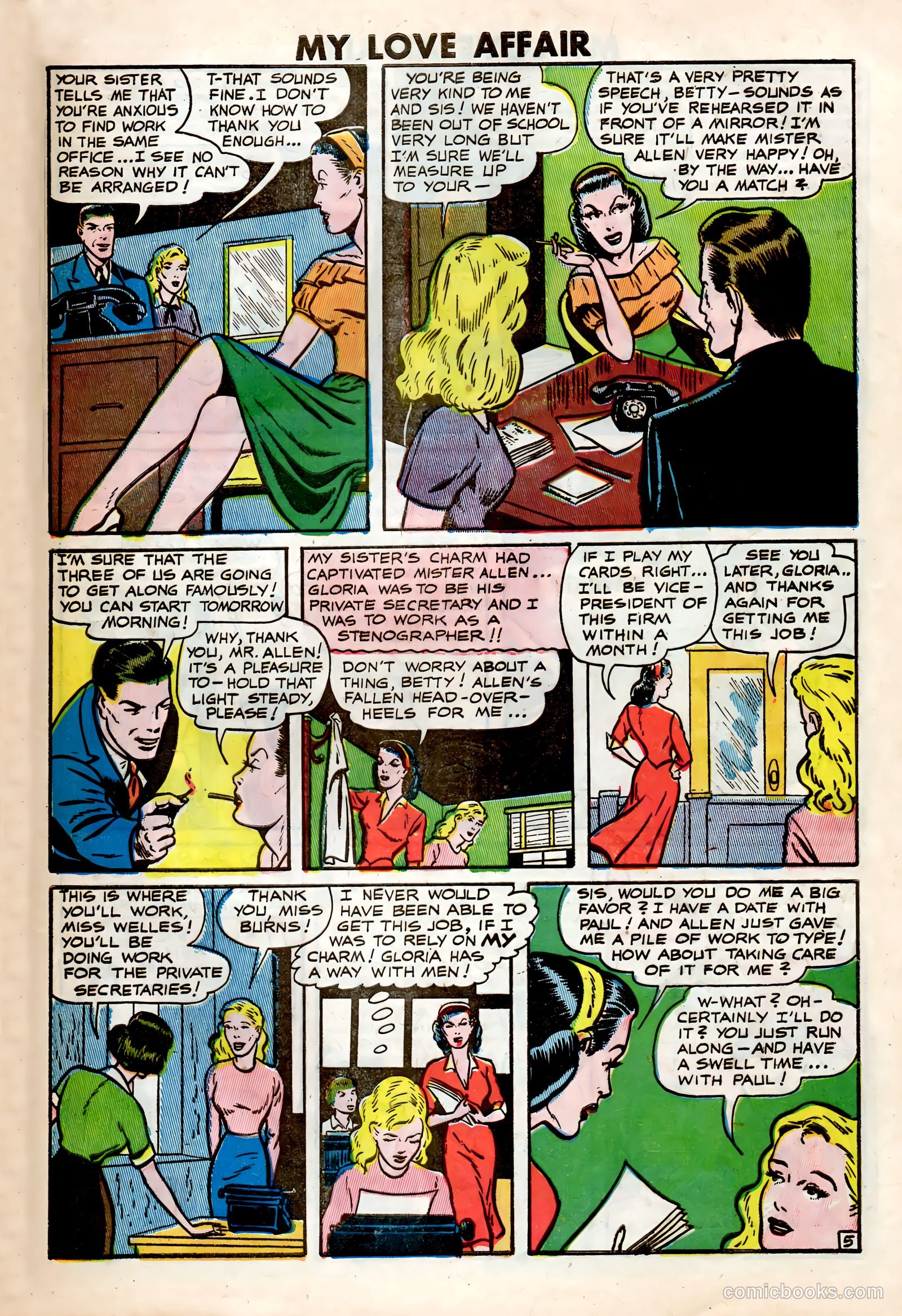 My Love Affair #2 (1949) — page 27 of 36