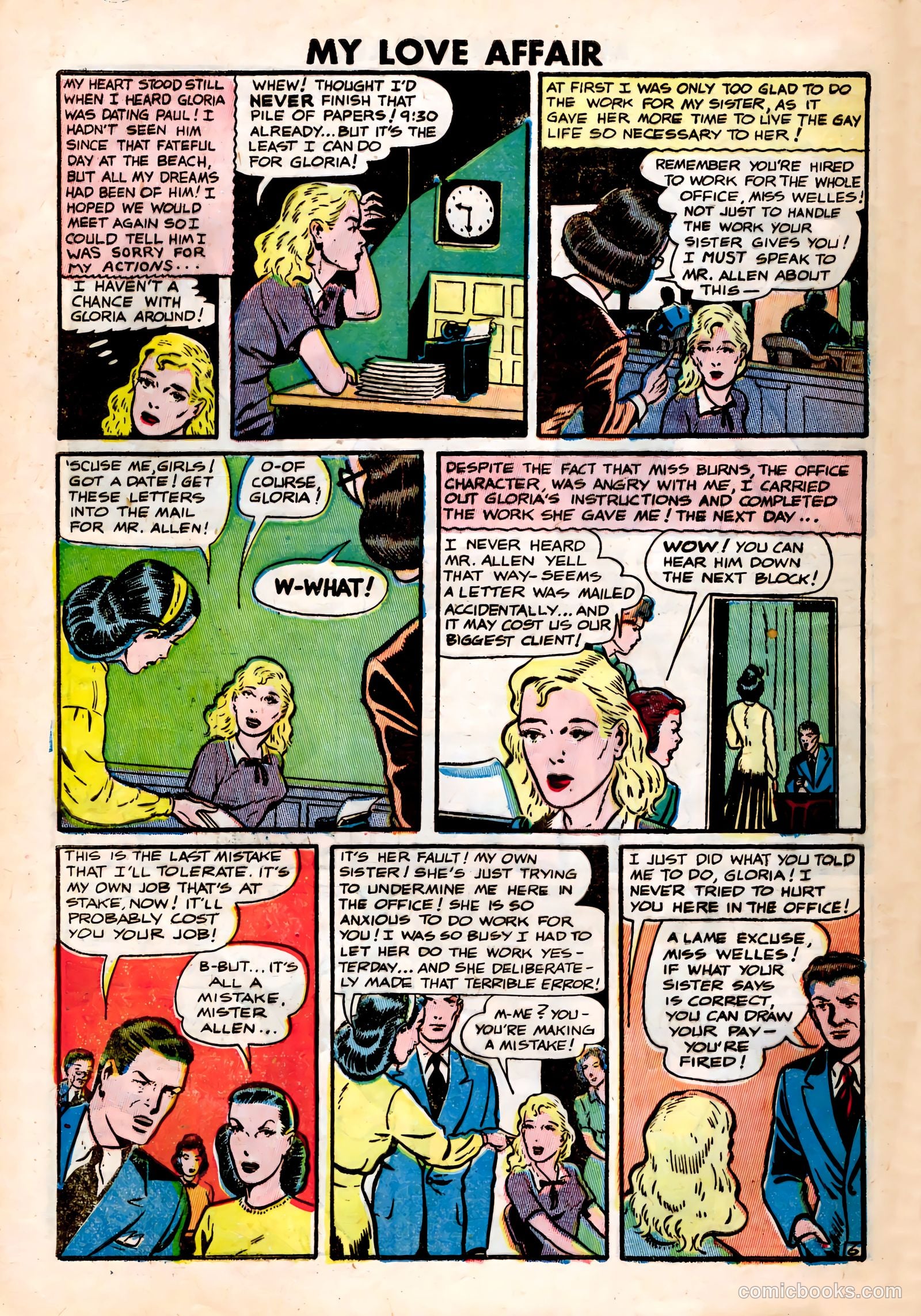 My Love Affair #2 (1949) — page 28 of 36