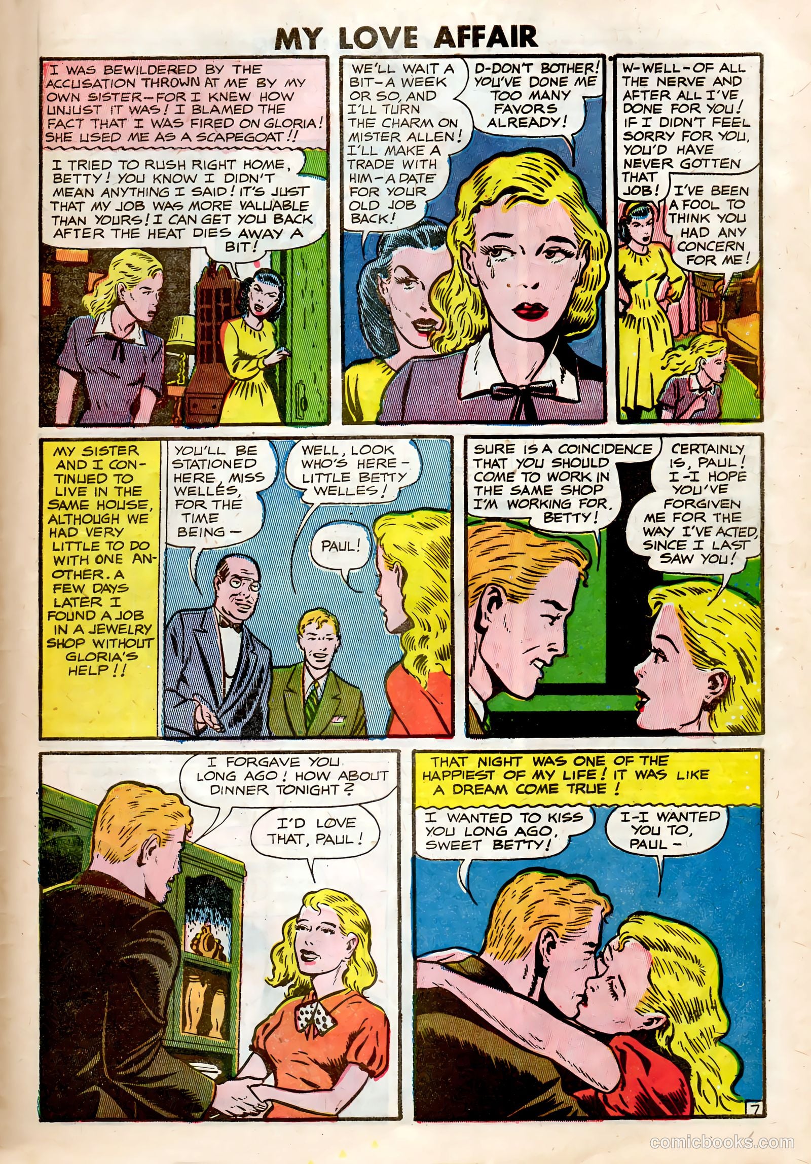 My Love Affair #2 (1949) — page 29 of 36