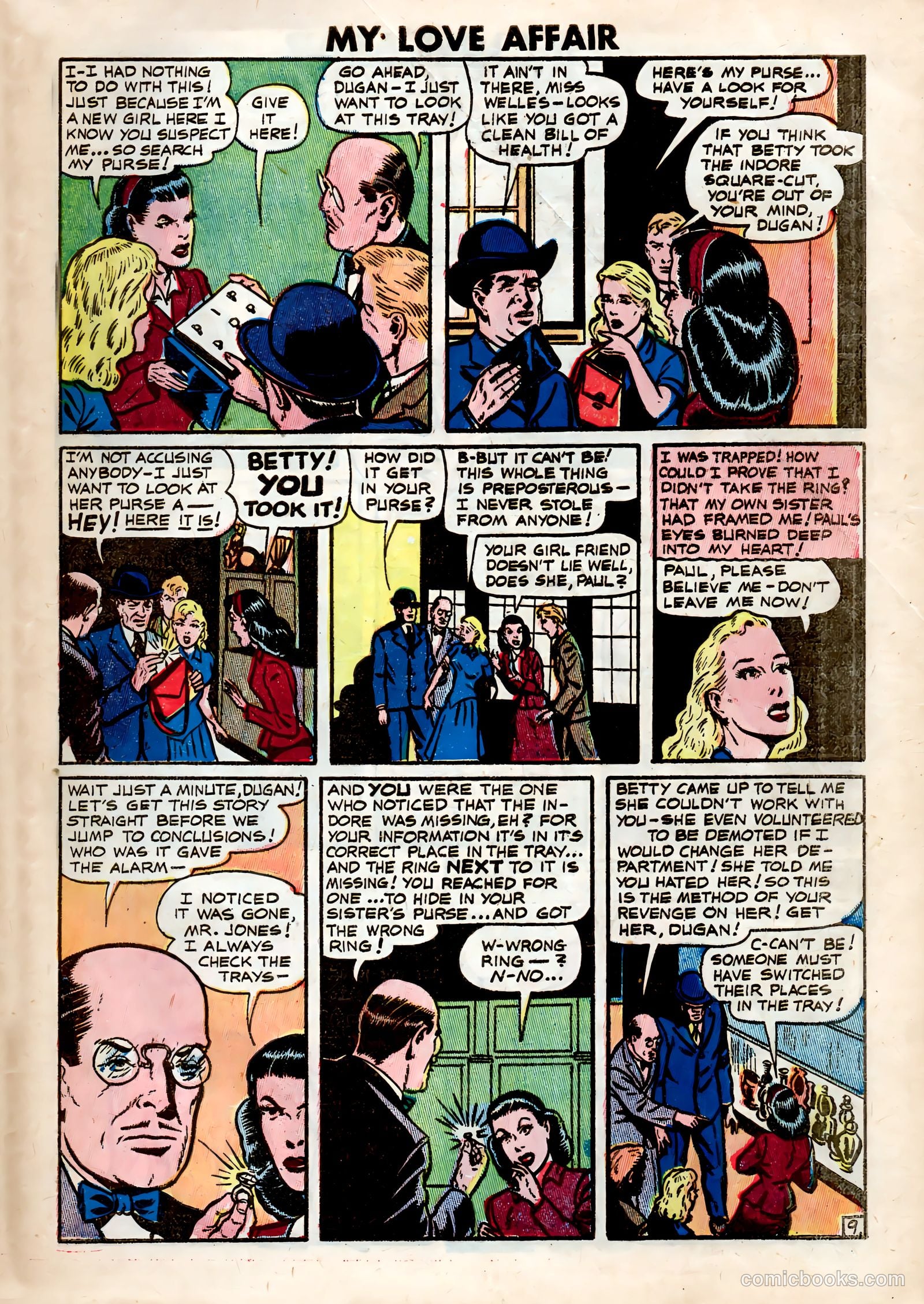 My Love Affair #2 (1949) — page 31 of 36