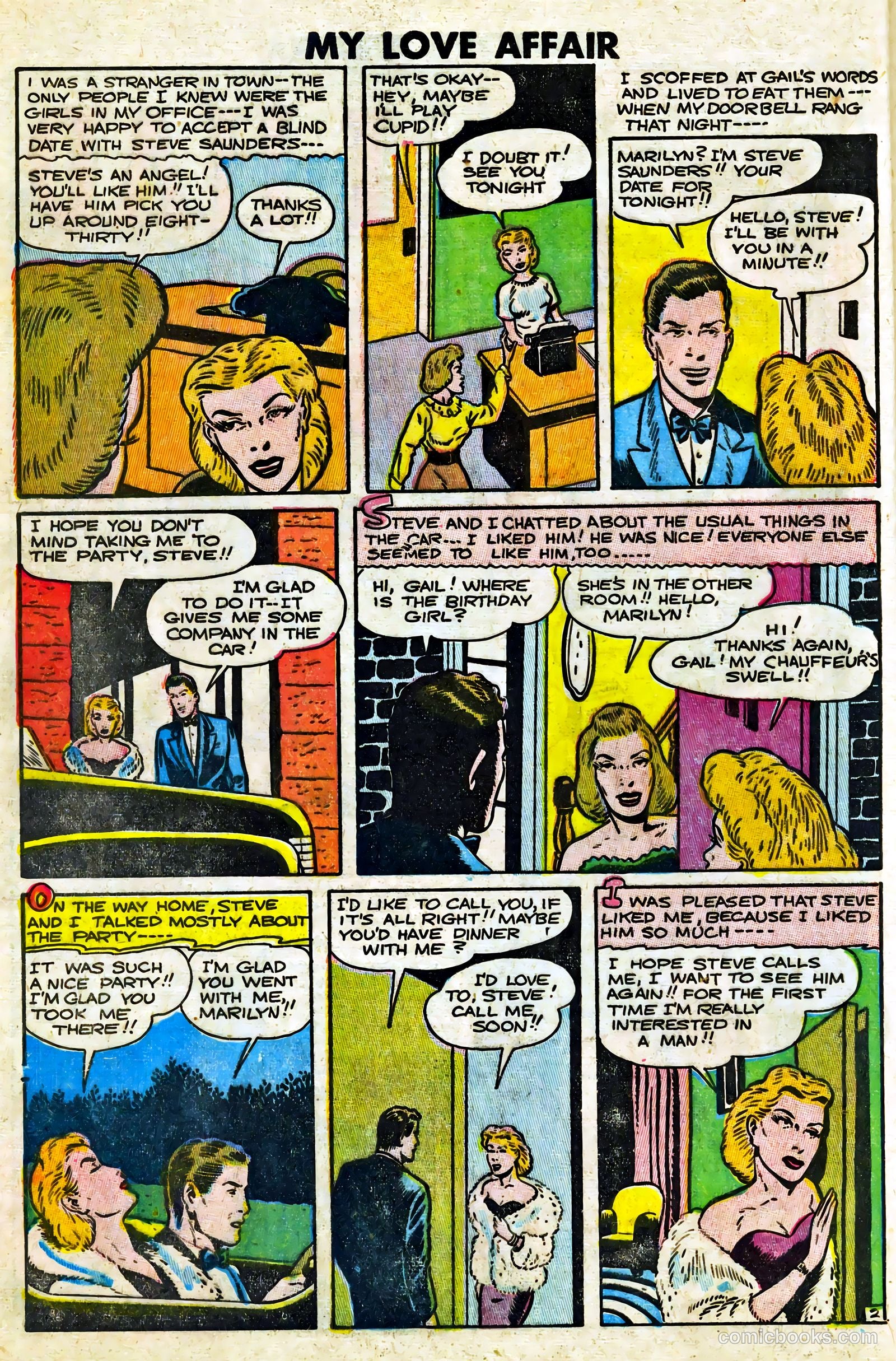 My Love Affair #2 (1949) — page 13 of 38