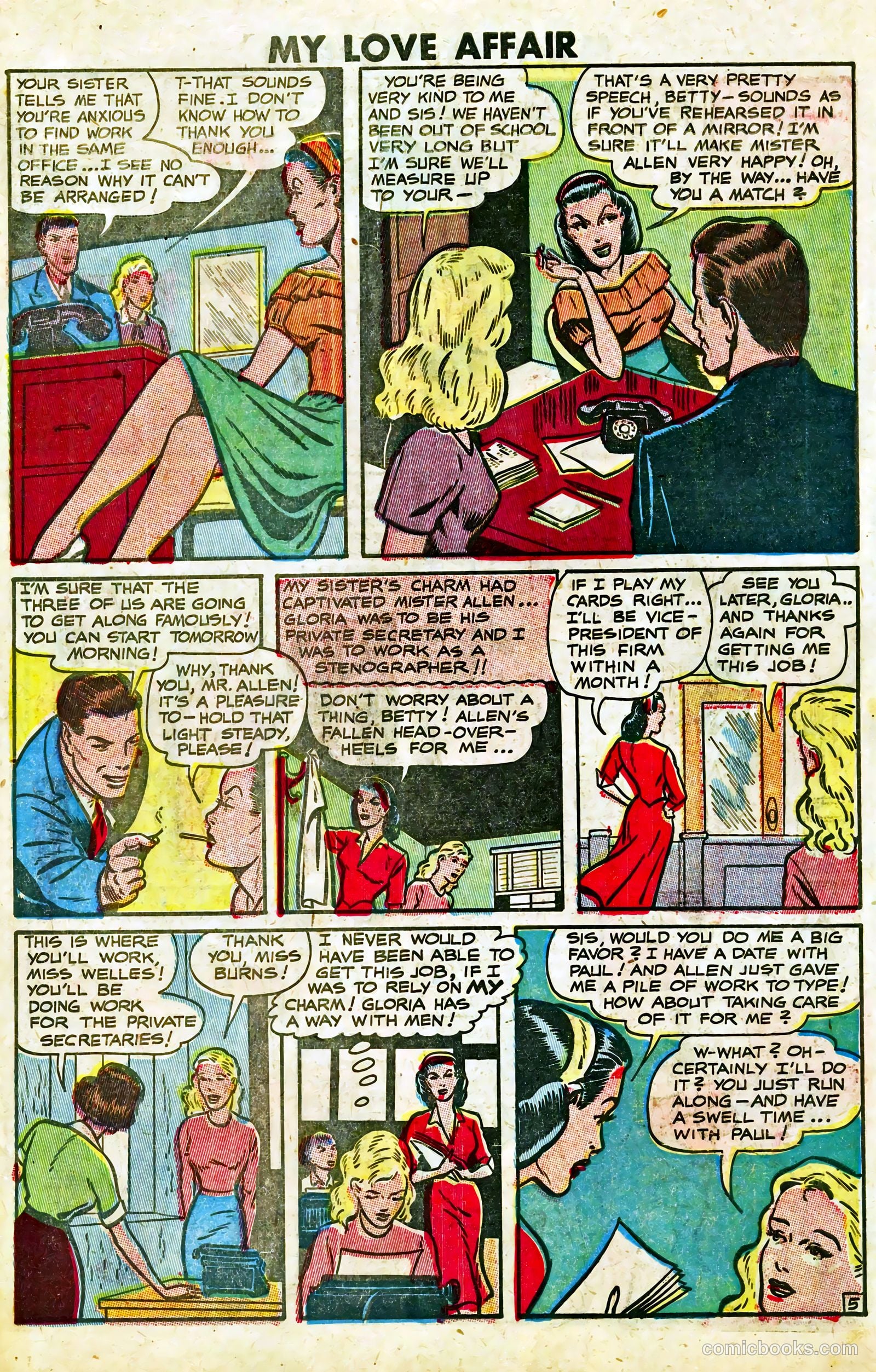 My Love Affair #2 (1949) — page 28 of 38