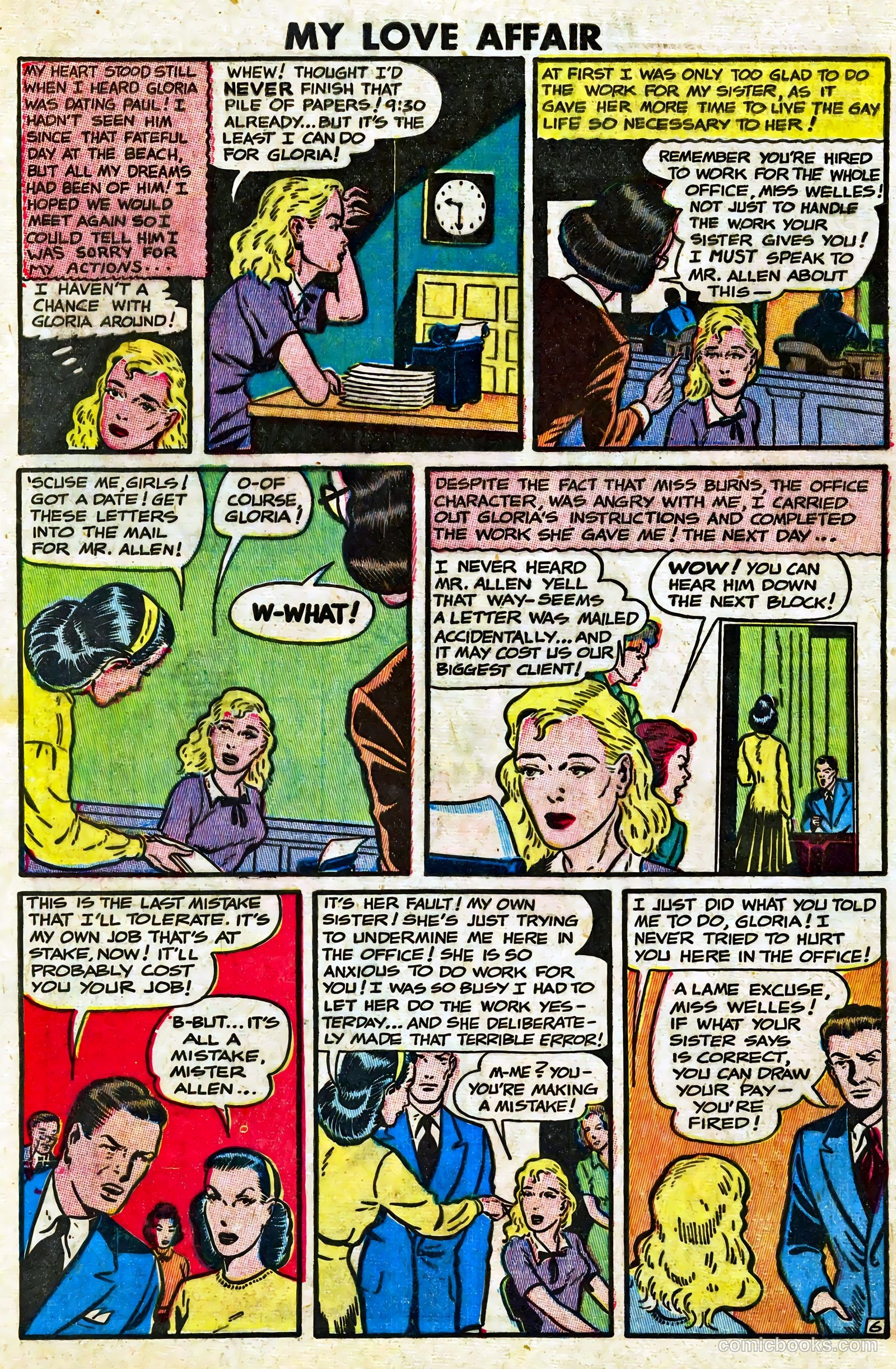 My Love Affair #2 (1949) — page 29 of 38