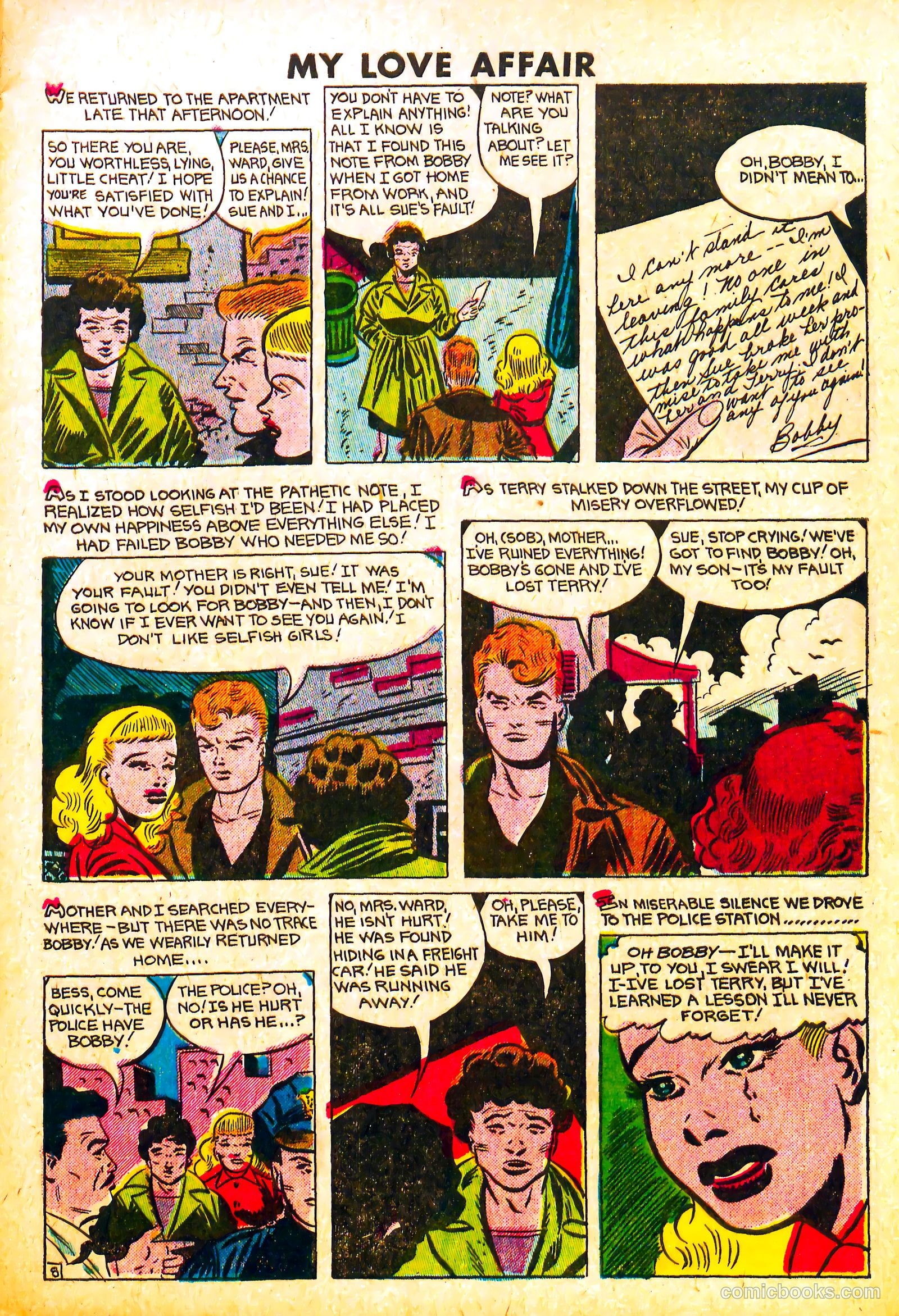 My Love Affair #6 (1950) — page 9 of 36