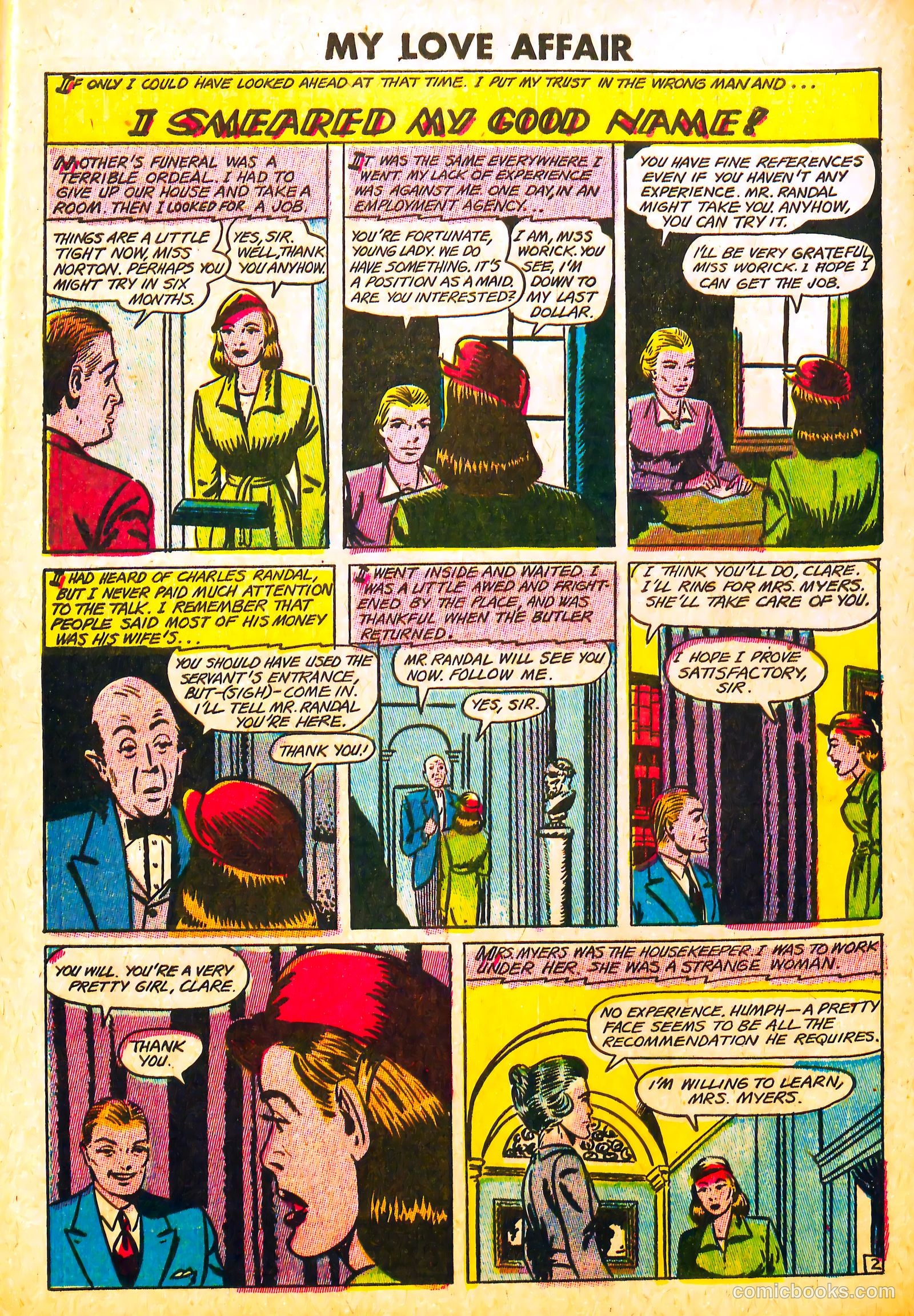 My Love Affair #6 (1950) — page 24 of 36