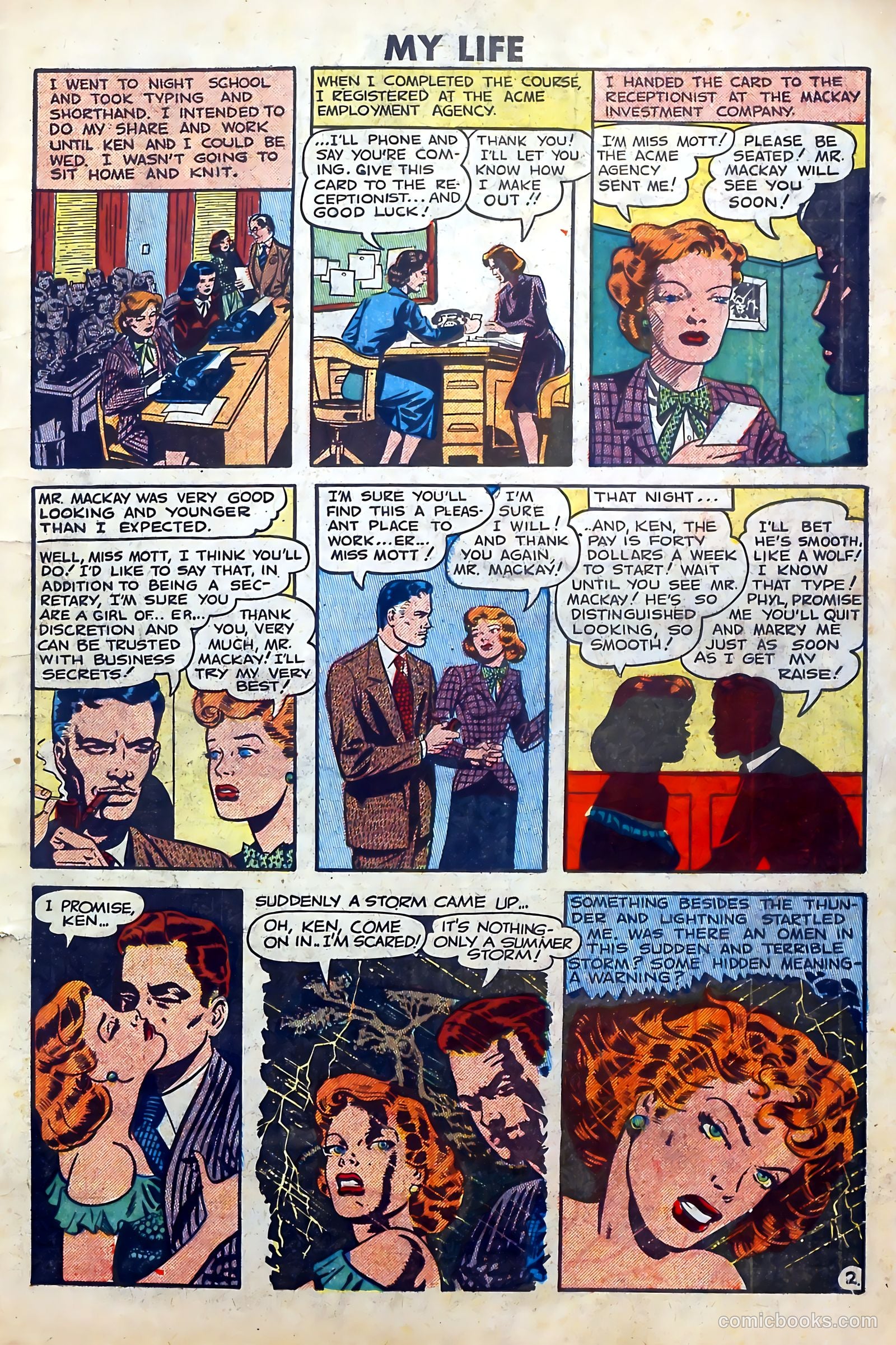 My Love Life #10 (1950) — page 3 of 36