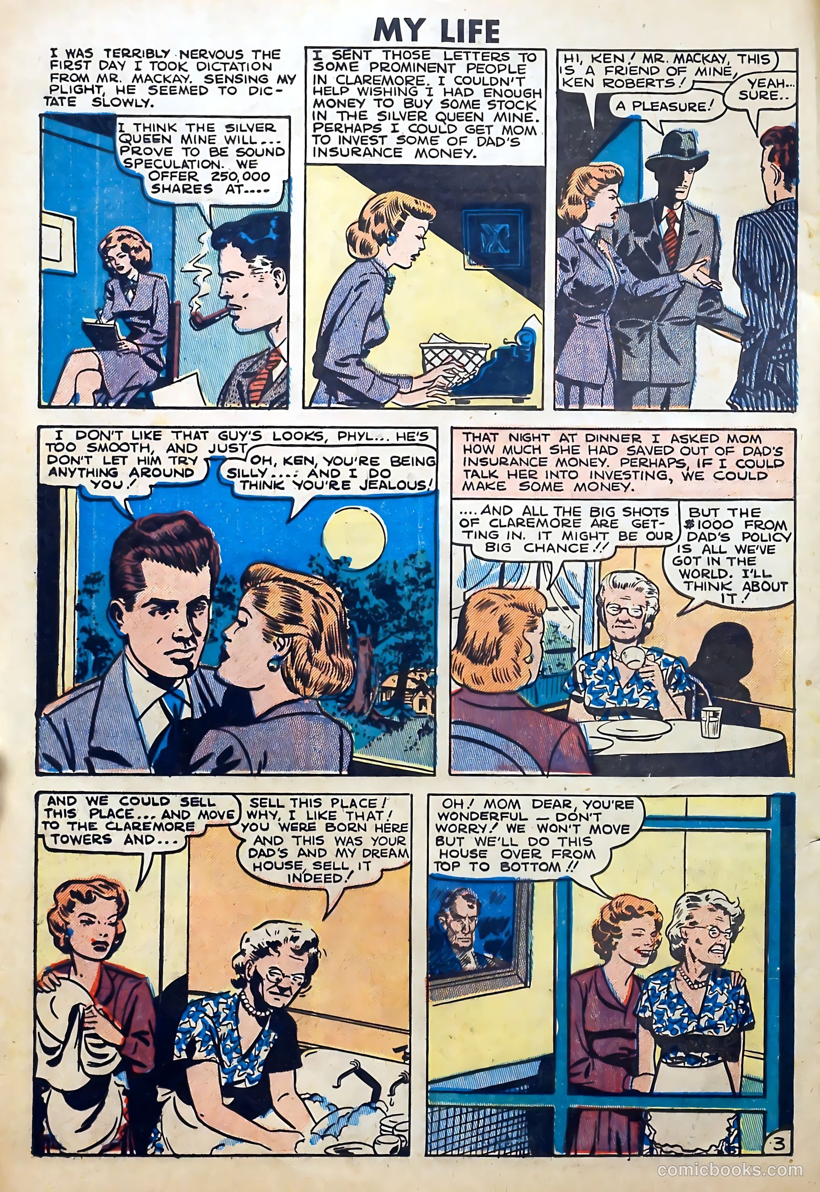 My Love Life #10 (1950) — page 4 of 36