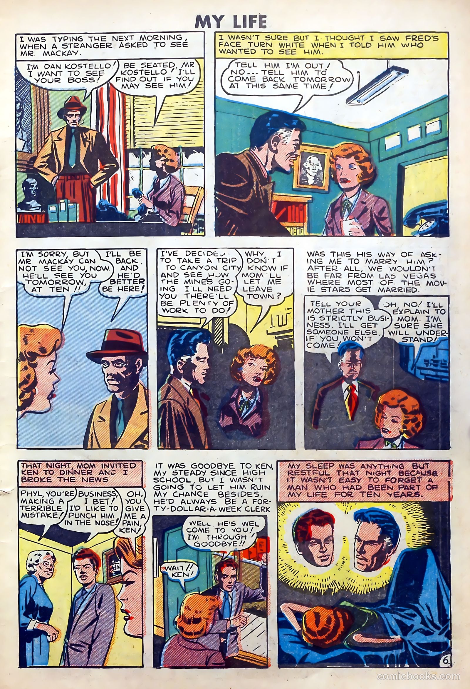 My Love Life #10 (1950) — page 7 of 36