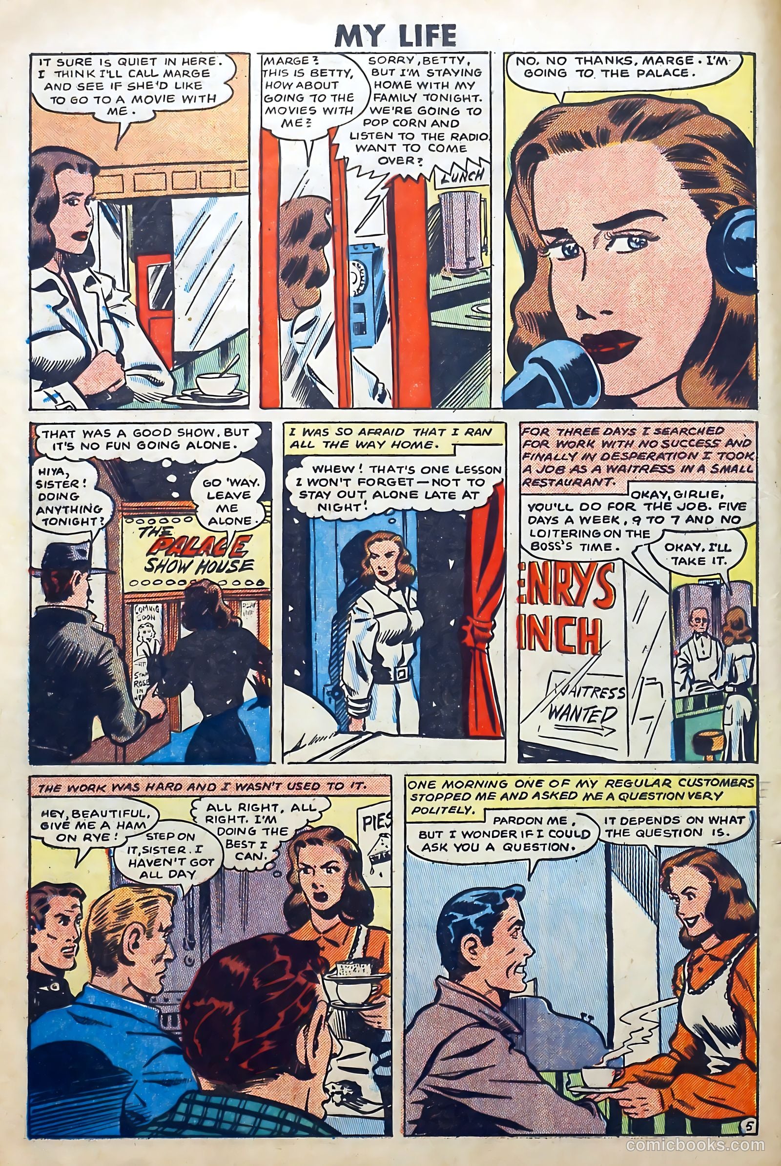 My Love Life #10 (1950) — page 16 of 36