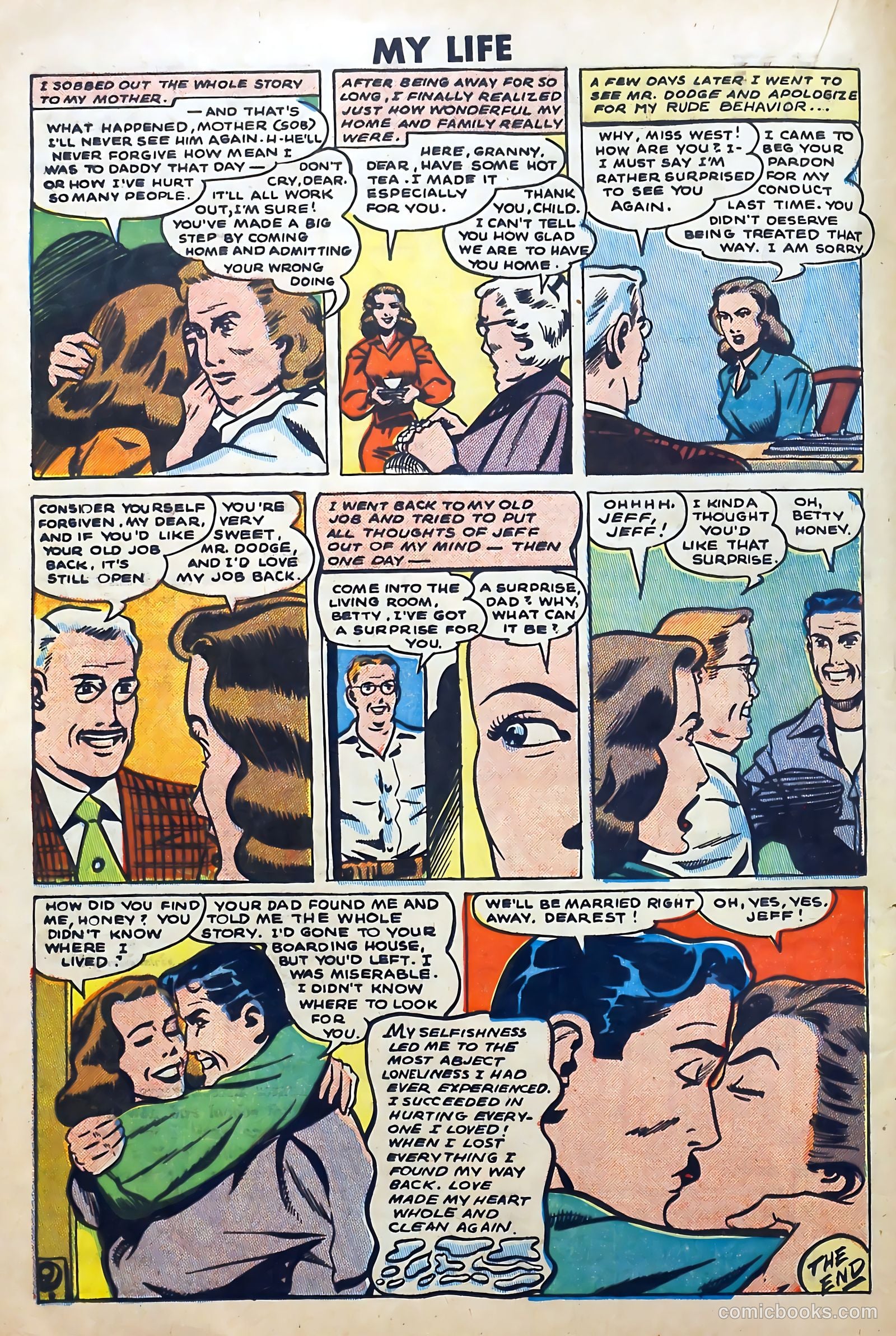 My Love Life #10 (1950) — page 20 of 36