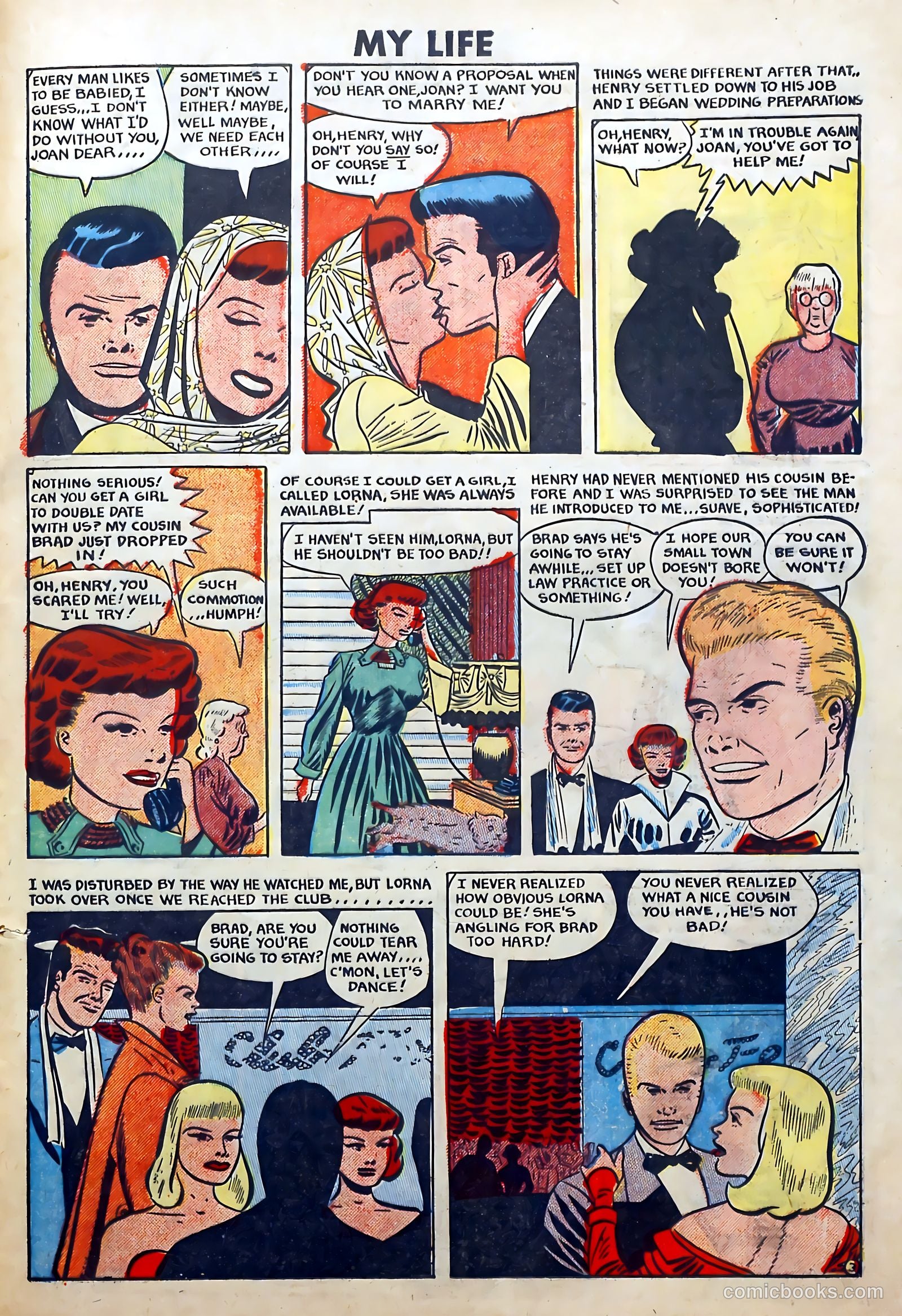My Love Life #10 (1950) — page 25 of 36