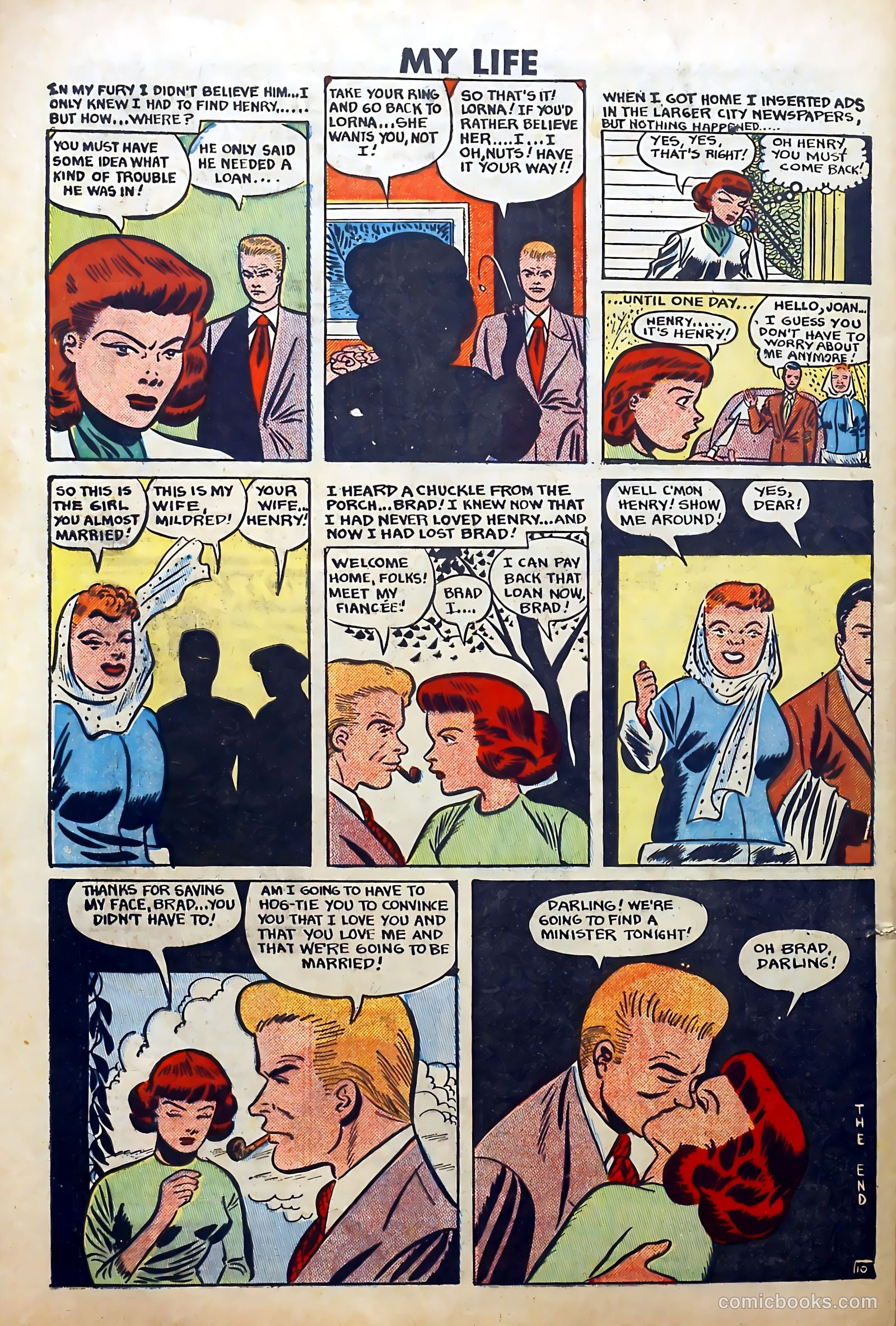 My Love Life #10 (1950) — page 32 of 36