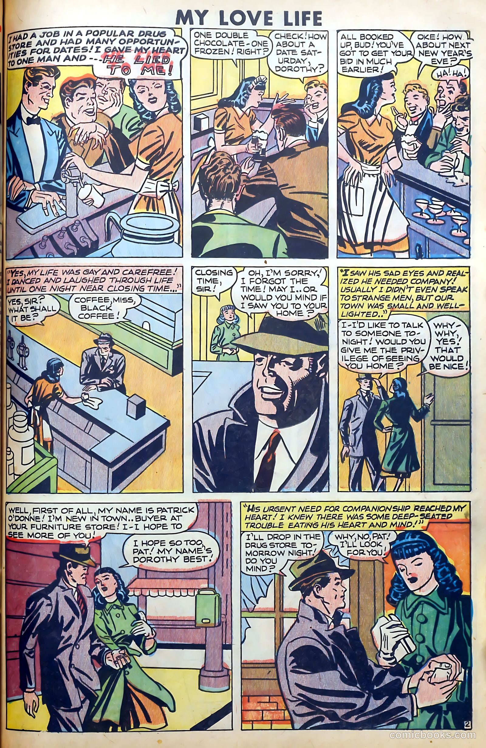 My Love Life #11 (1950) — page 3 of 36