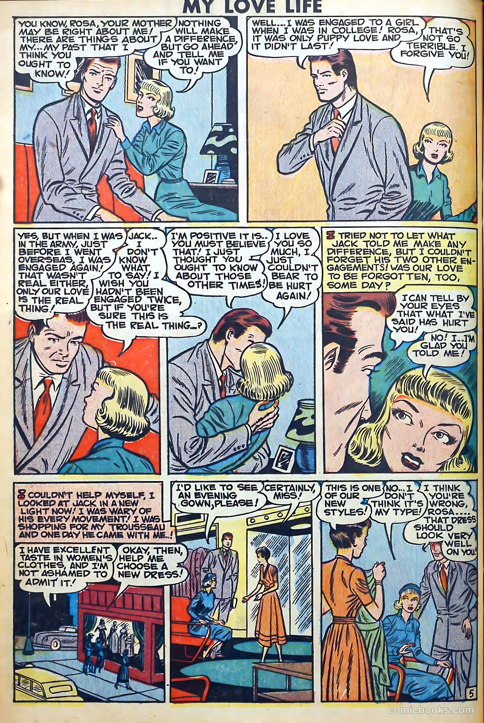 My Love Life #11 (1950) — page 16 of 36