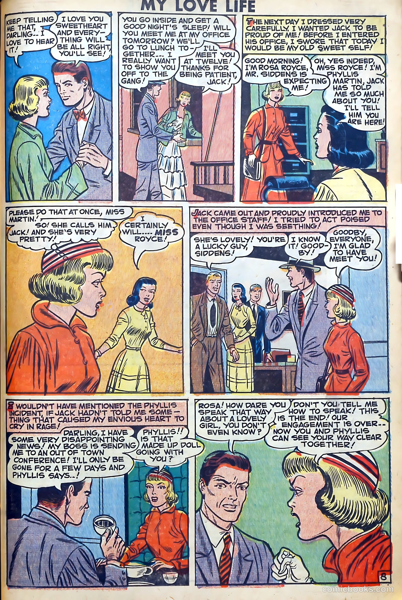 My Love Life #11 (1950) — page 19 of 36