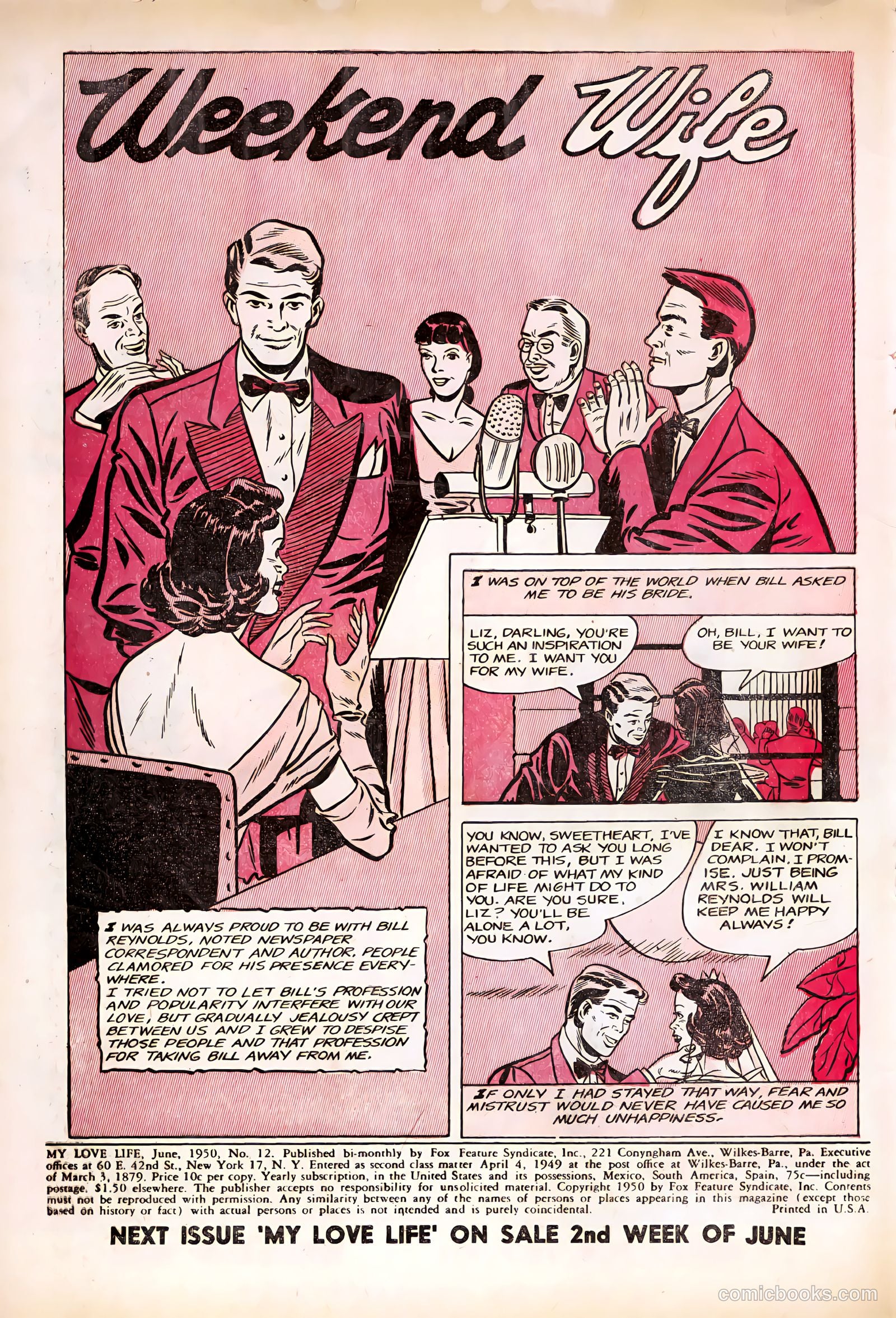 My Love Life #12 (1950) — page 2 of 36