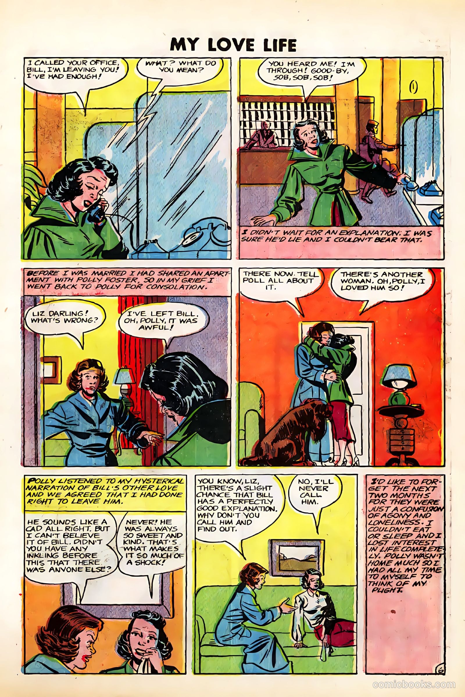 My Love Life #12 (1950) — page 7 of 36