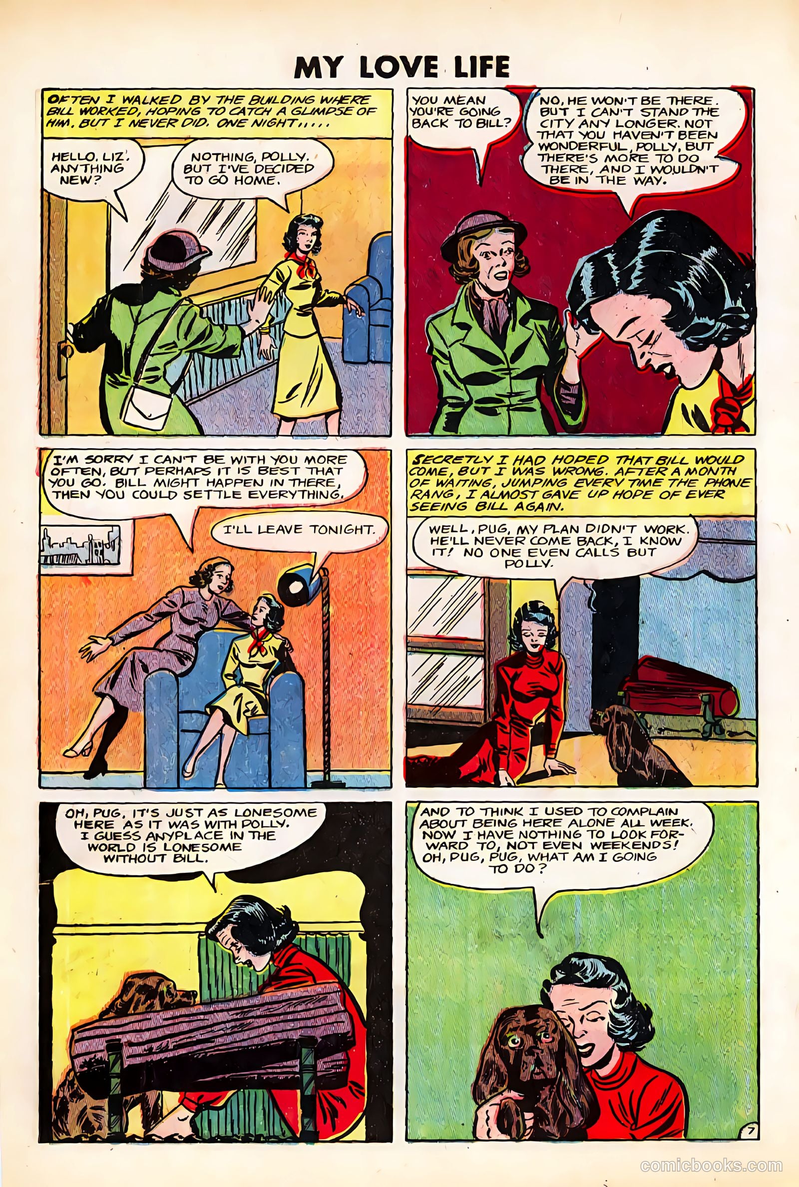 My Love Life #12 (1950) — page 8 of 36