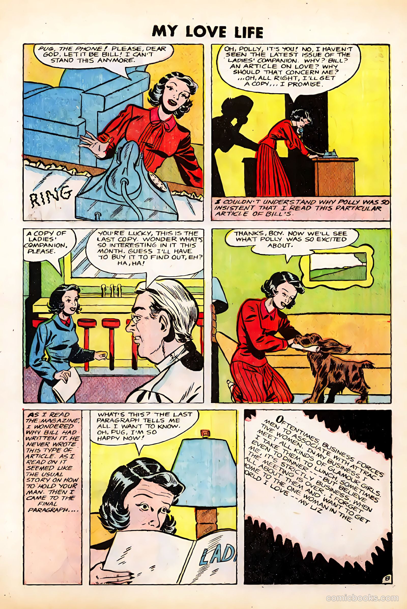 My Love Life #12 (1950) — page 9 of 36