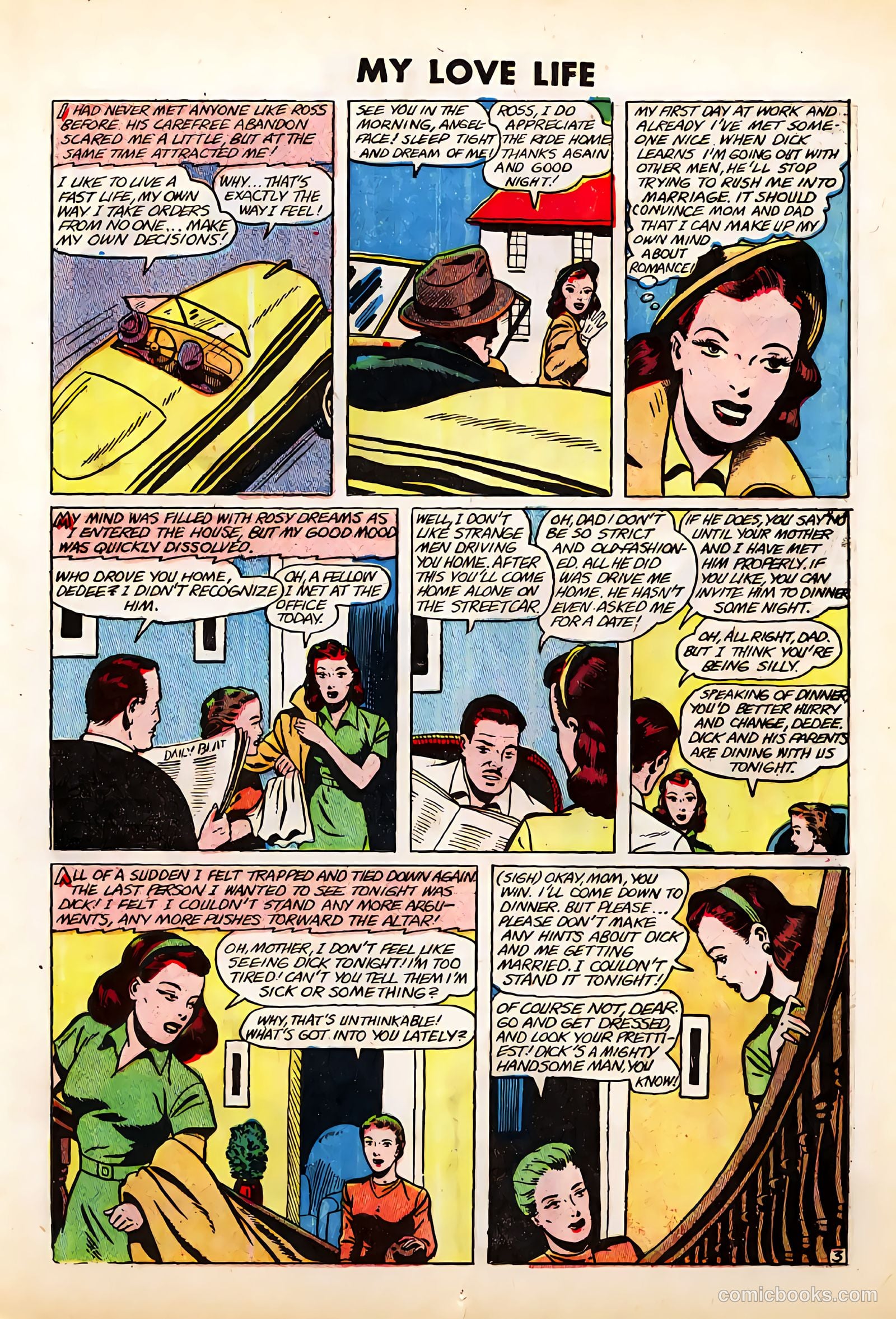 My Love Life #12 (1950) — page 13 of 36