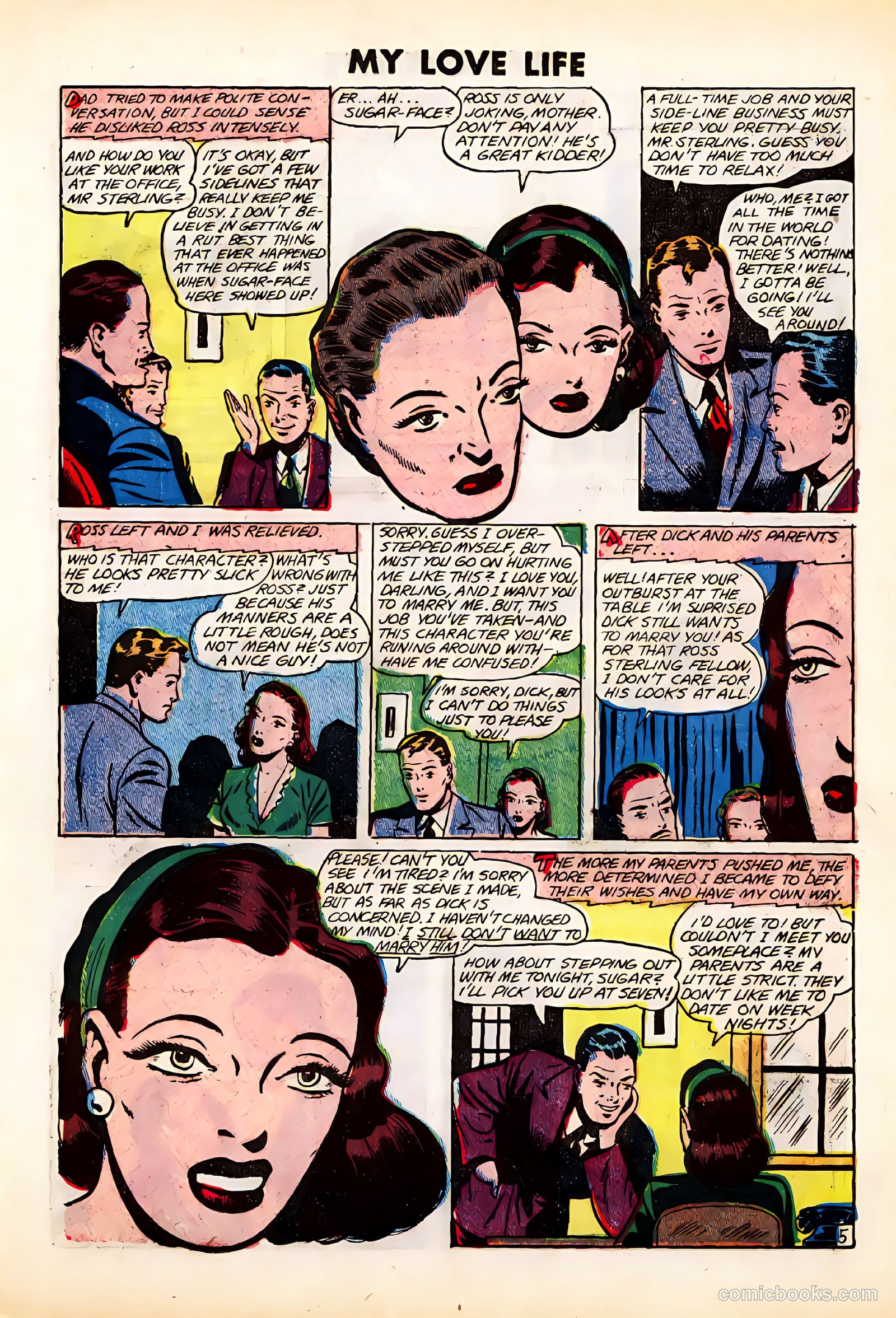 My Love Life #12 (1950) — page 15 of 36