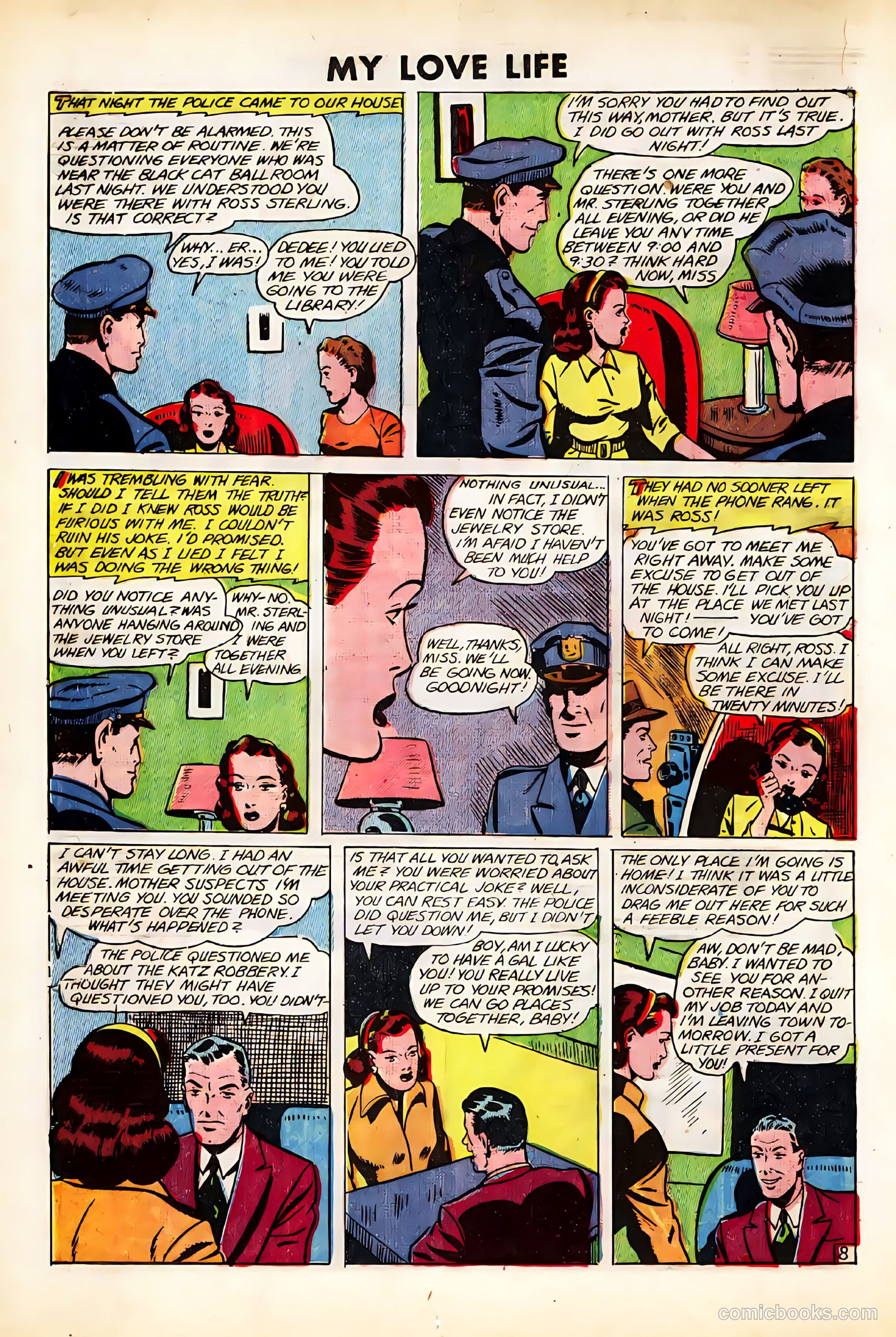 My Love Life #12 (1950) — page 18 of 36
