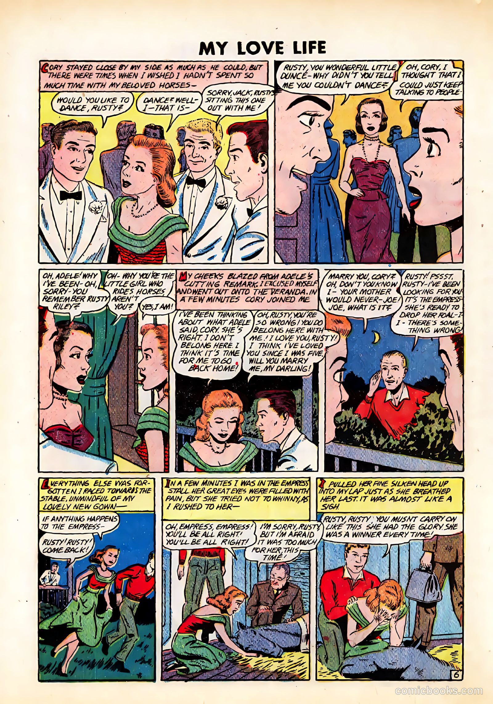 My Love Life #12 (1950) — page 28 of 36