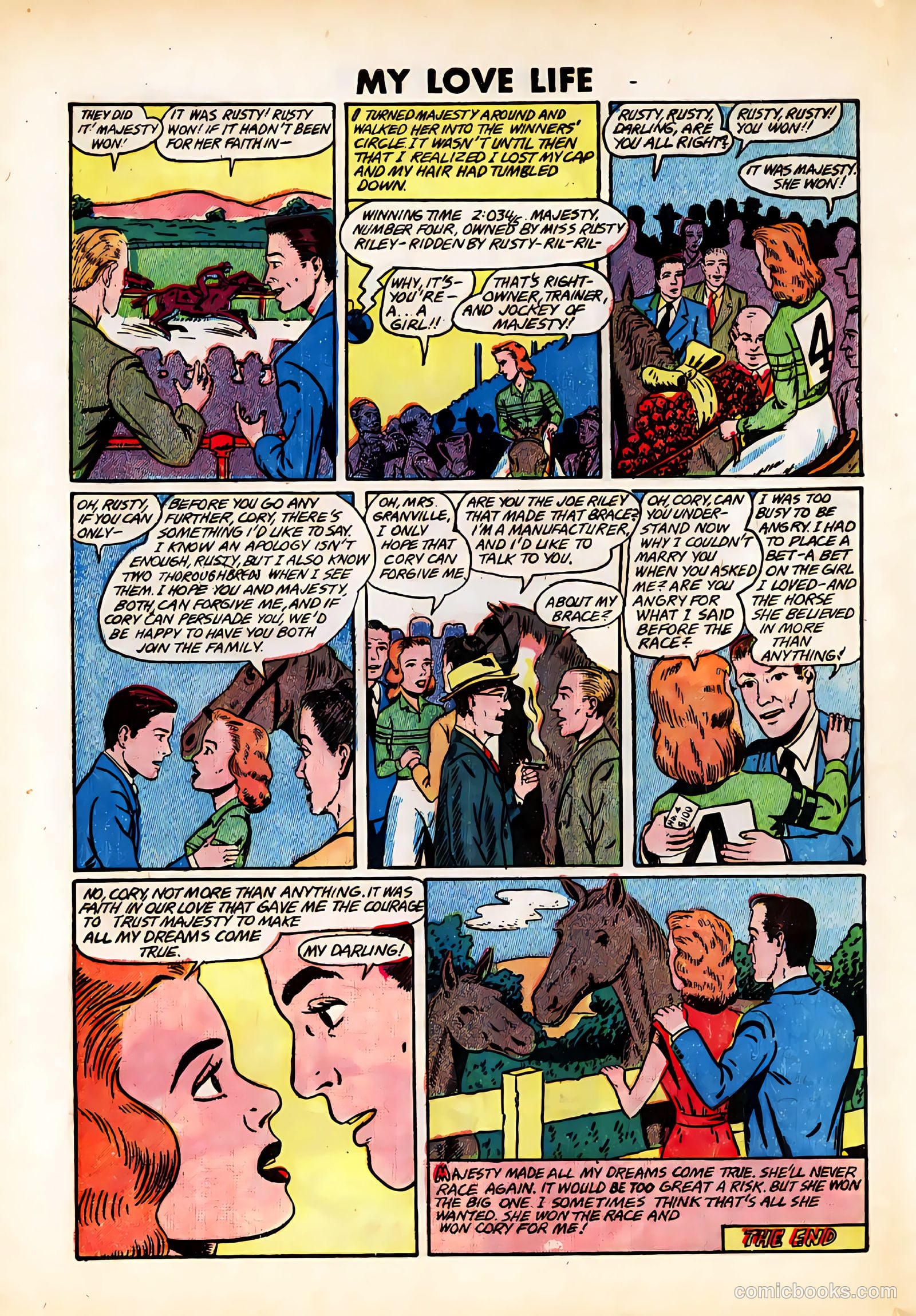 My Love Life #12 (1950) — page 32 of 36