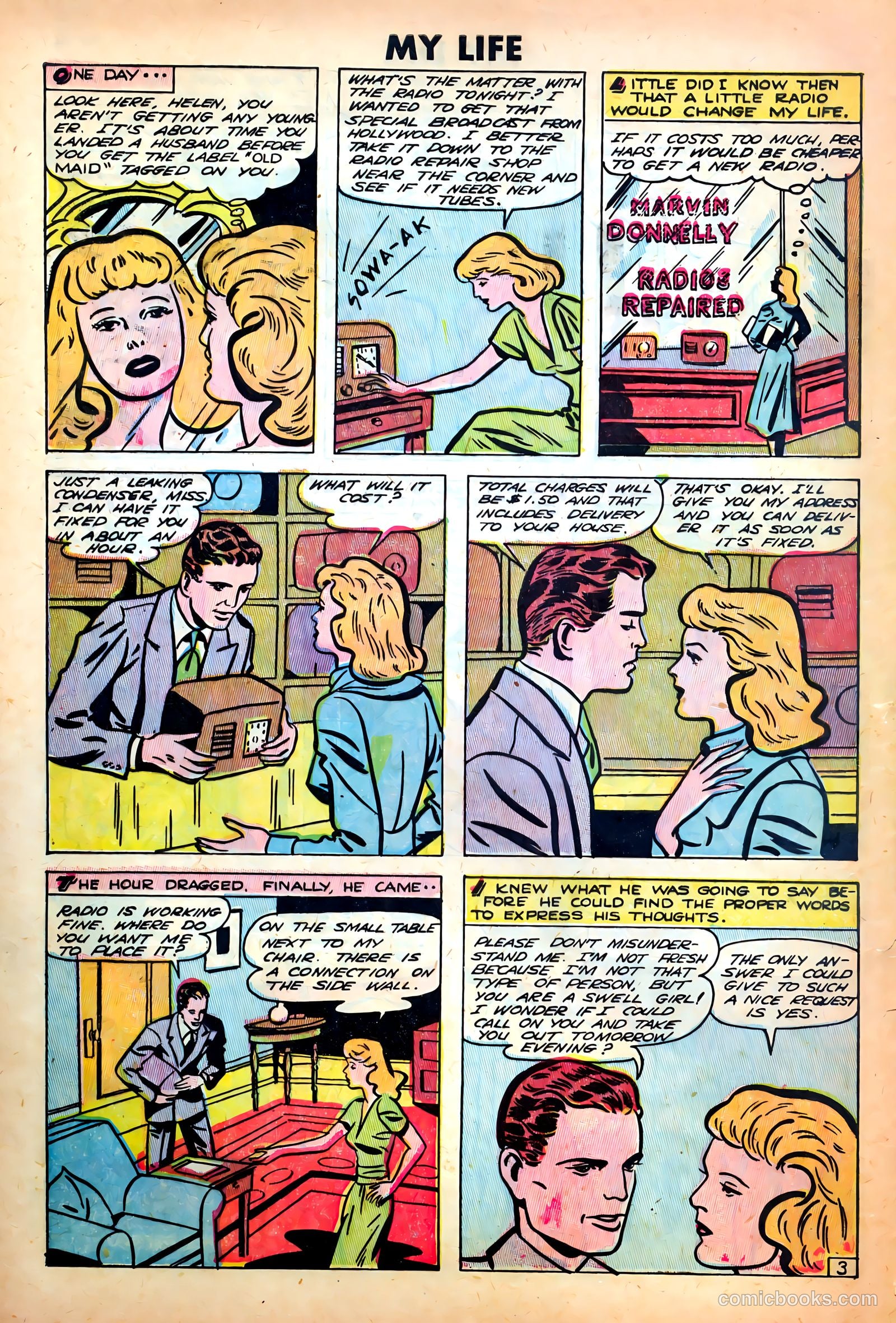 My Love Life #13 (1951) — page 4 of 36