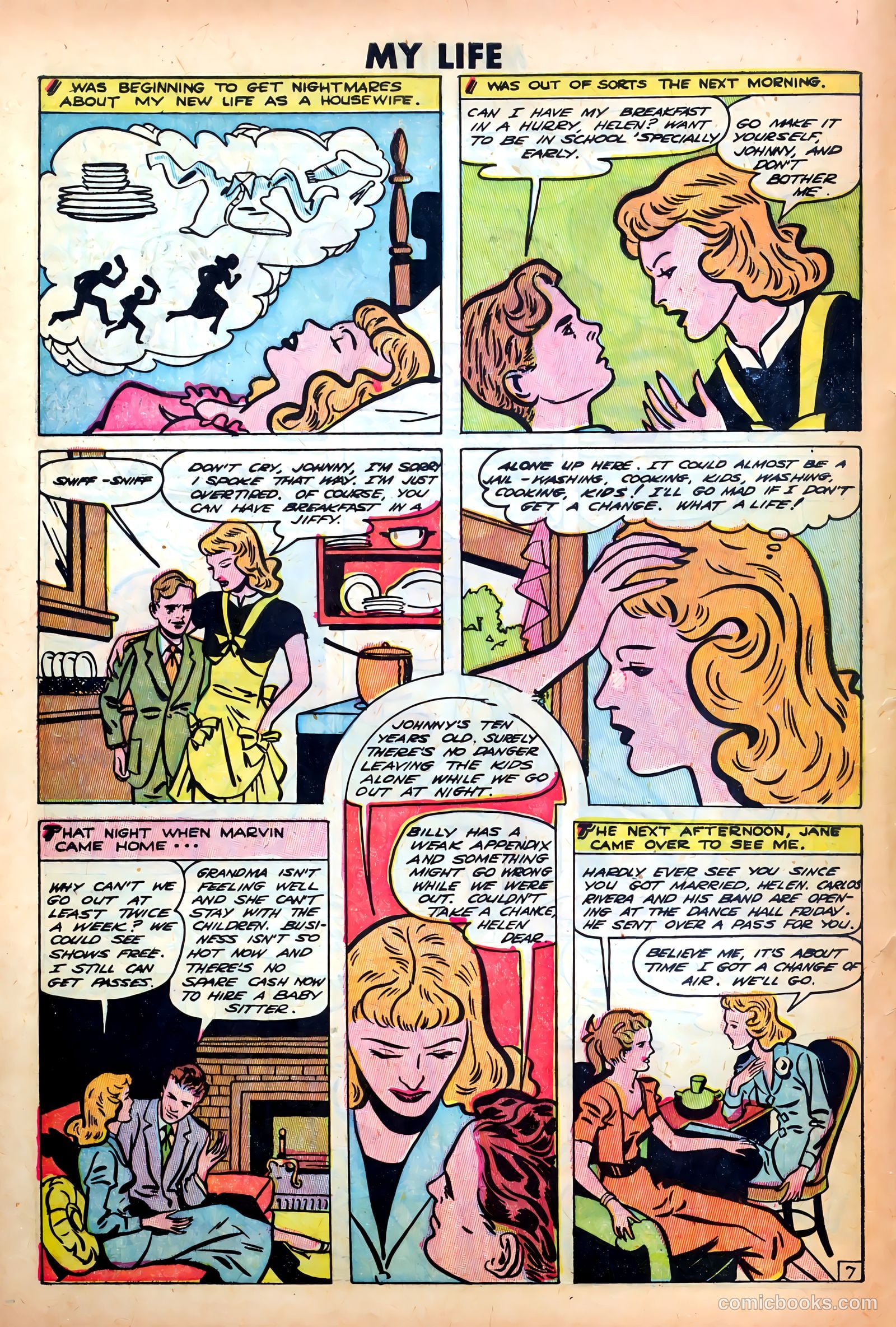 My Love Life #13 (1951) — page 8 of 36