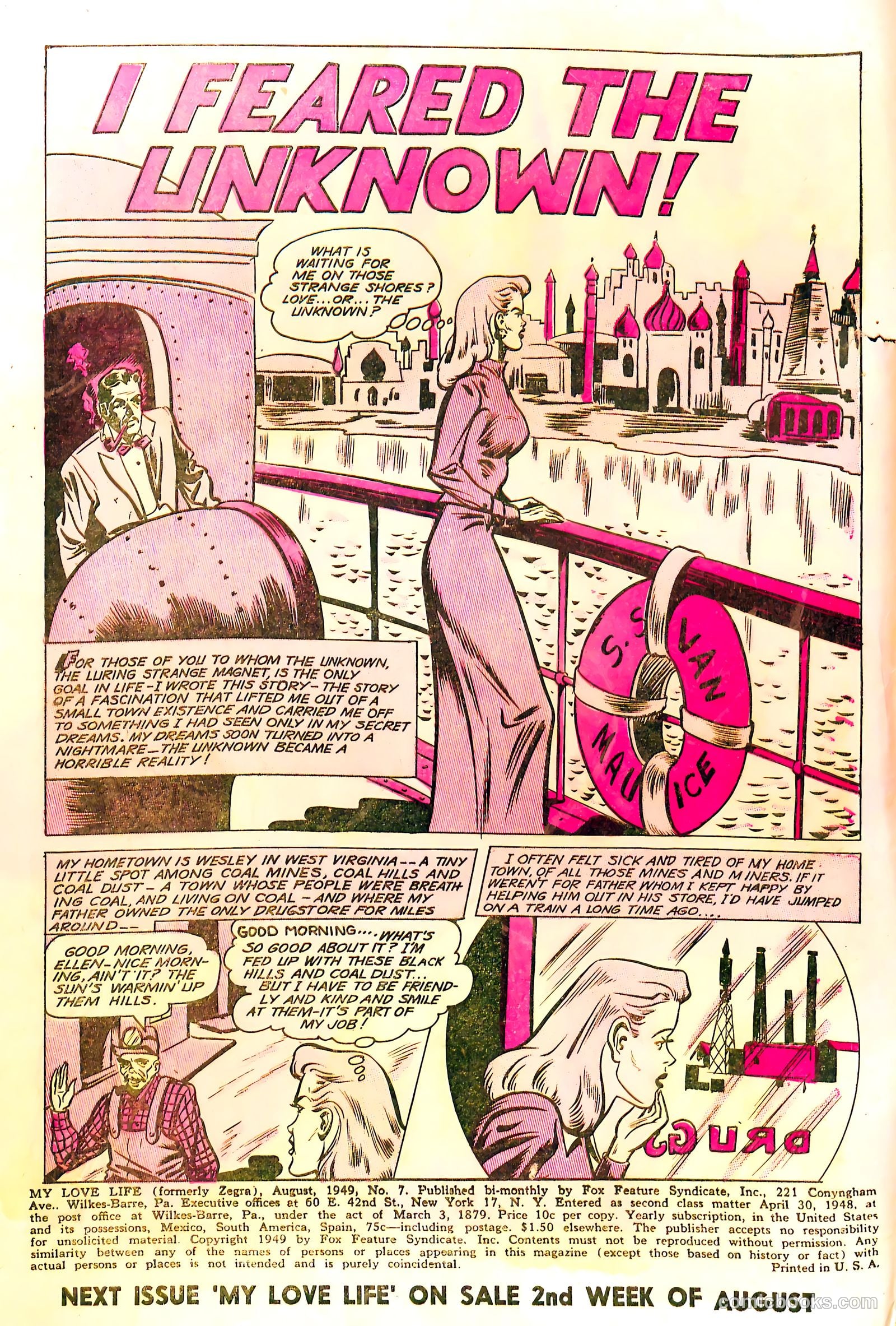 My Love Life #7 (1949) — page 2 of 36