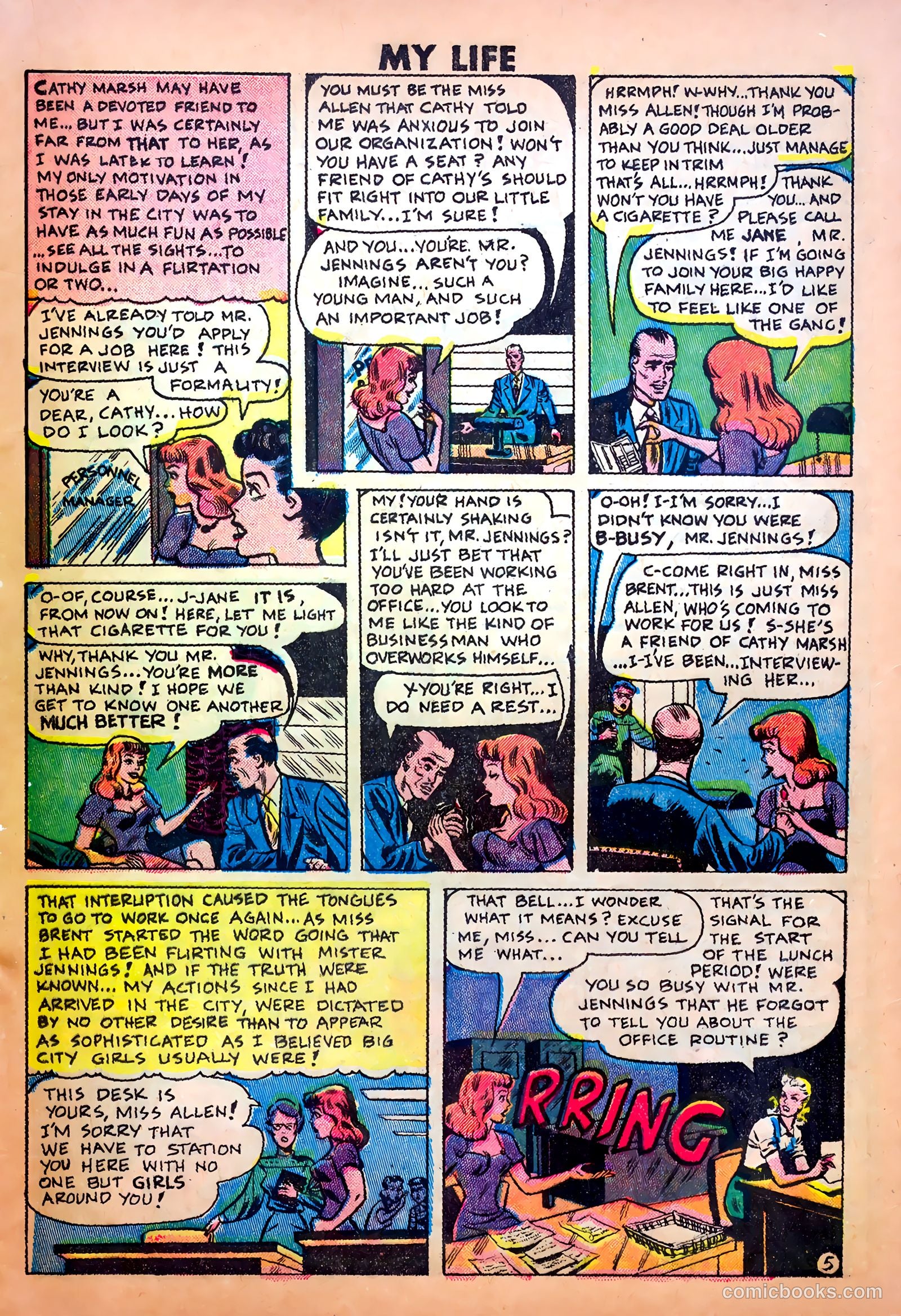 My Love Life #8 (1949) — page 17 of 36