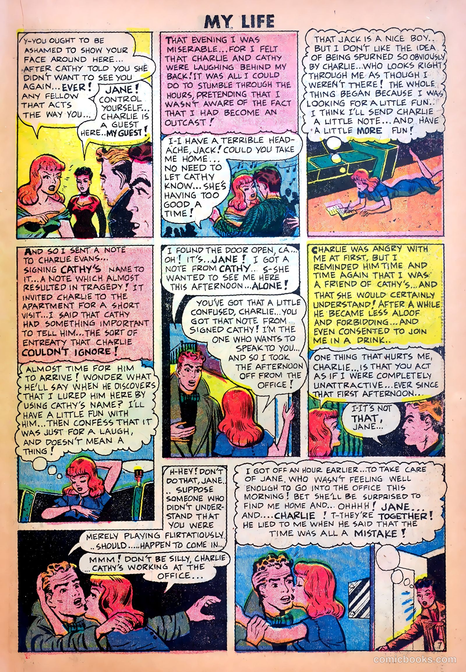 My Love Life #8 (1949) — page 19 of 36
