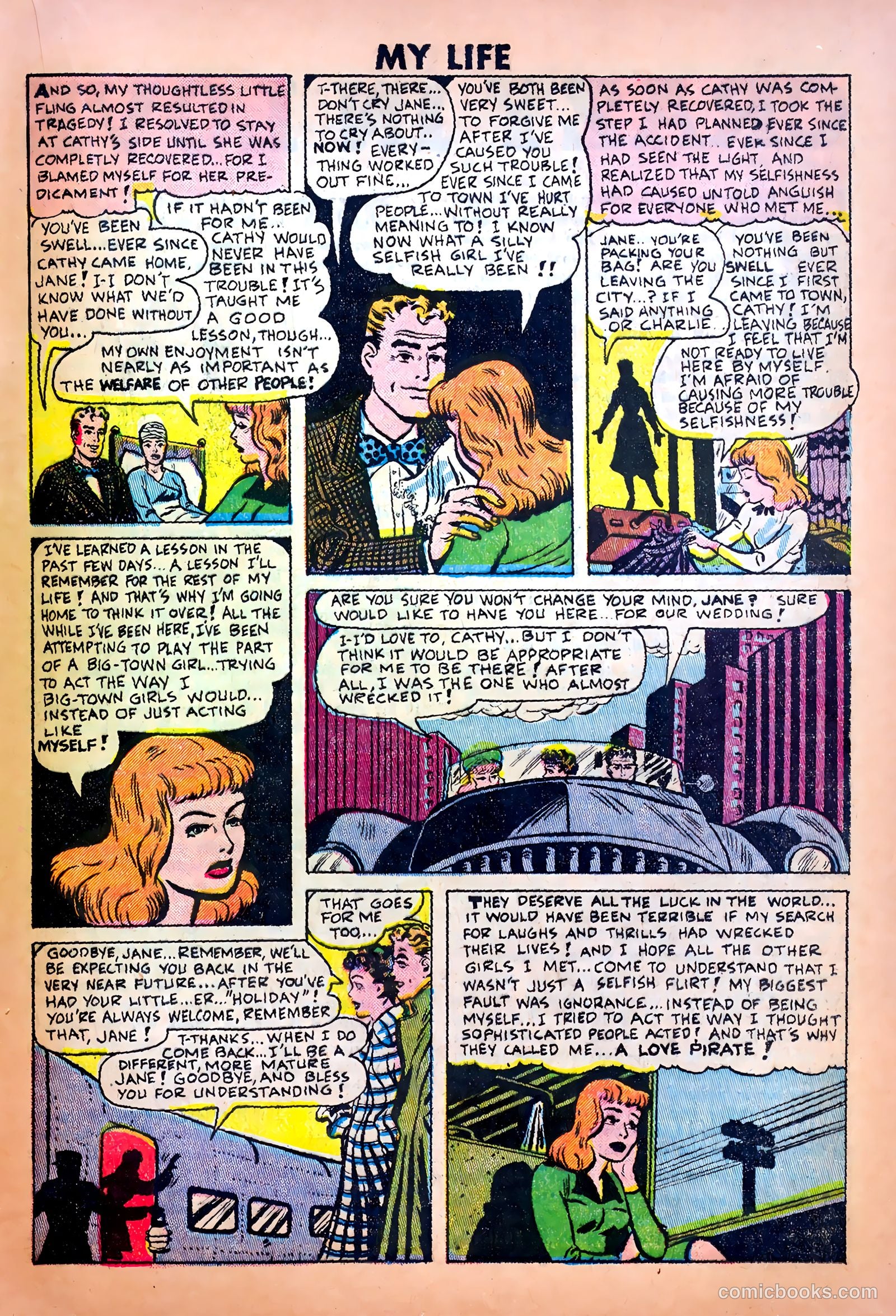 My Love Life #8 (1949) — page 21 of 36