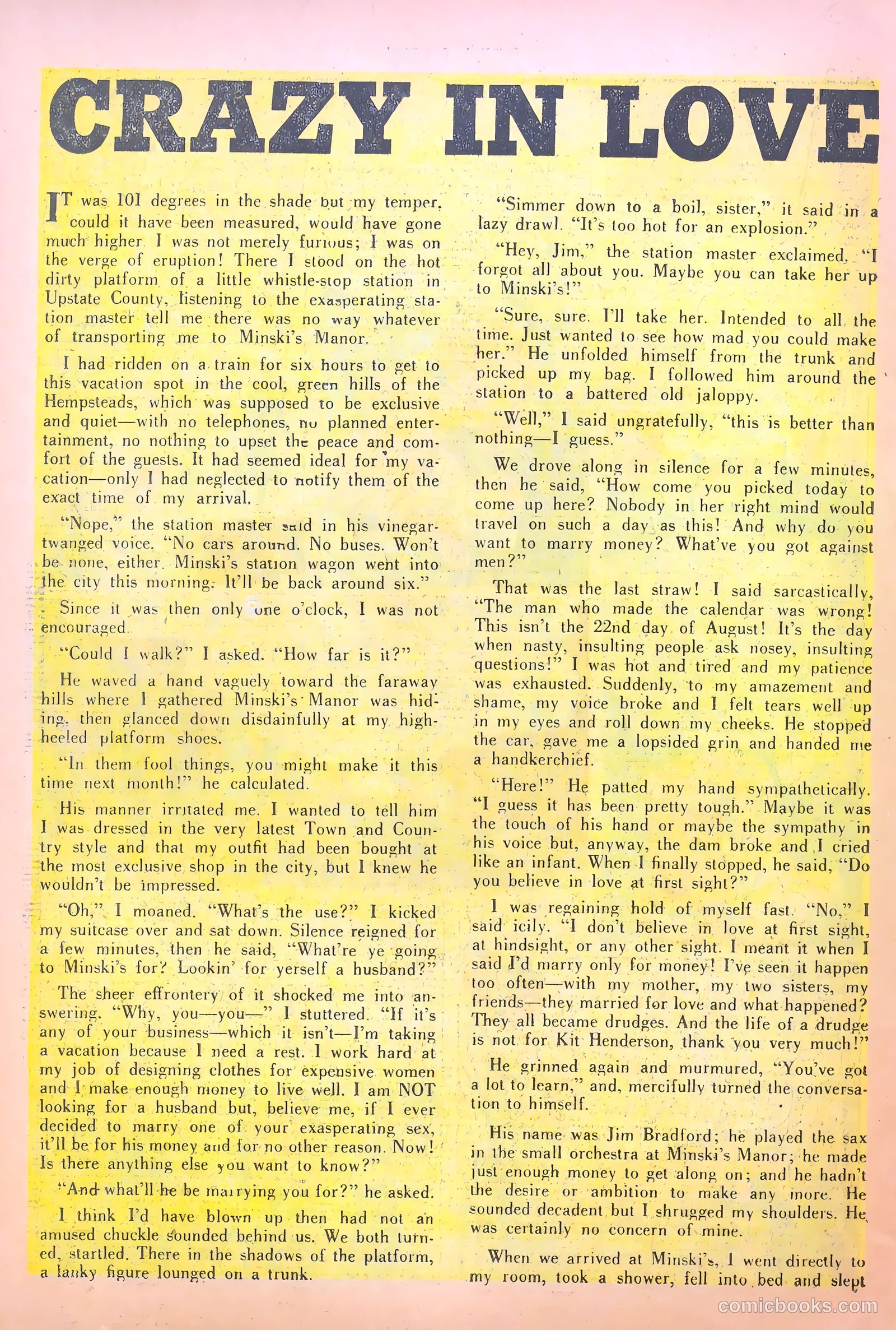 My Love Life #8 (1949) — page 22 of 36