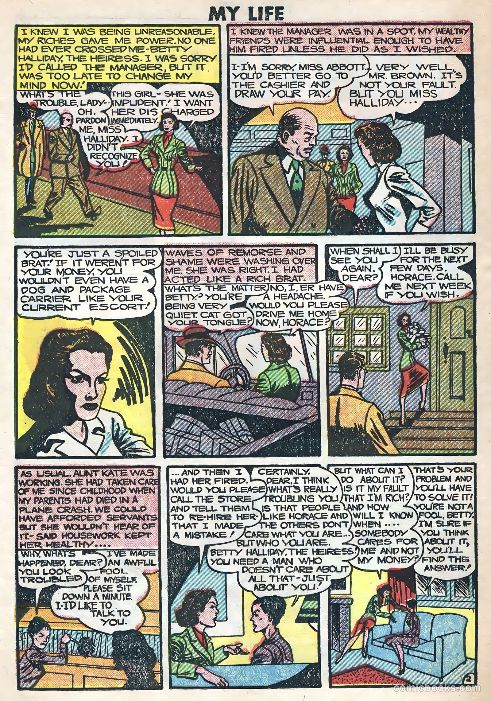 My Love Life #9 (1949) — page 24 of 36