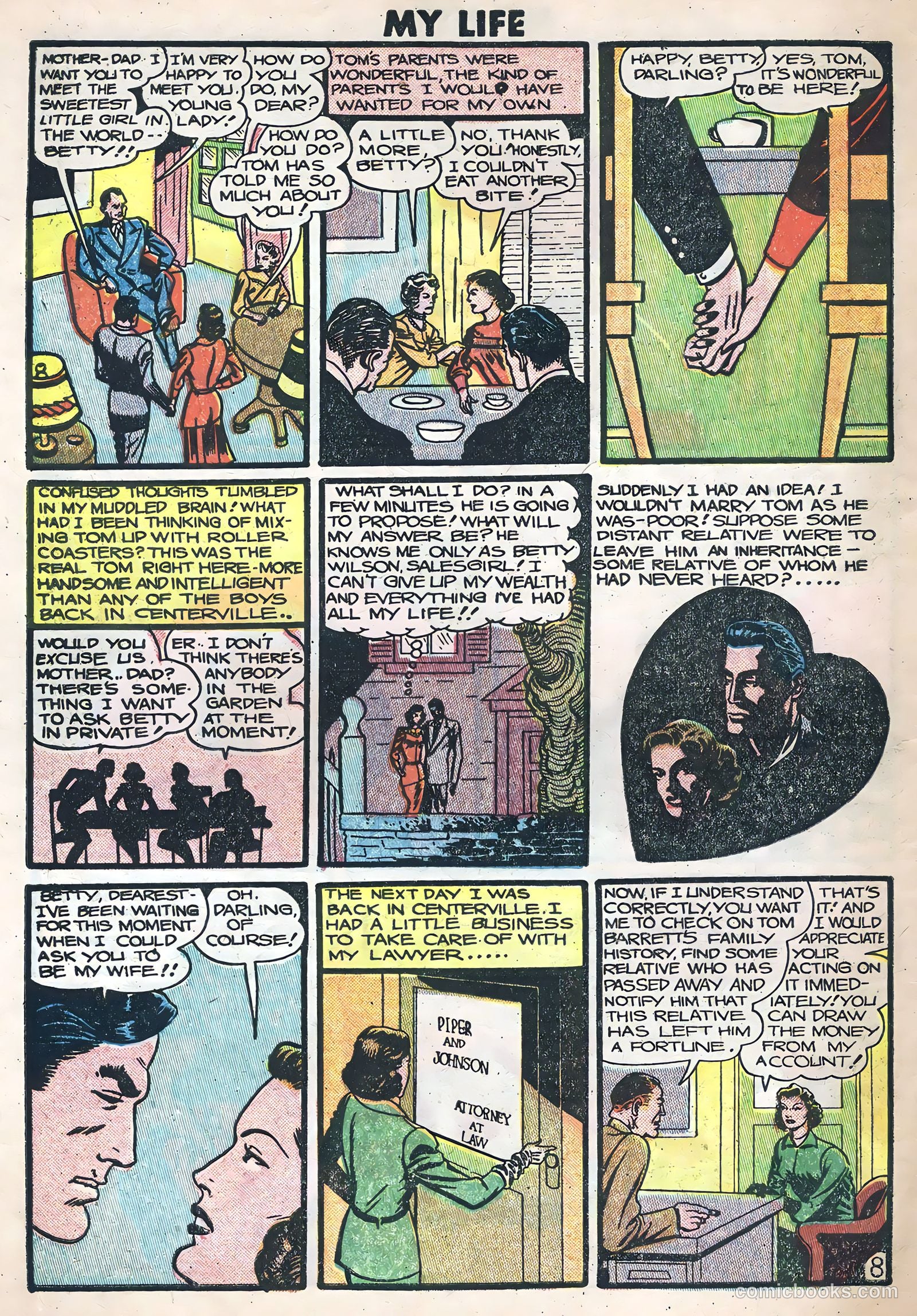 My Love Life #9 (1949) — page 30 of 36