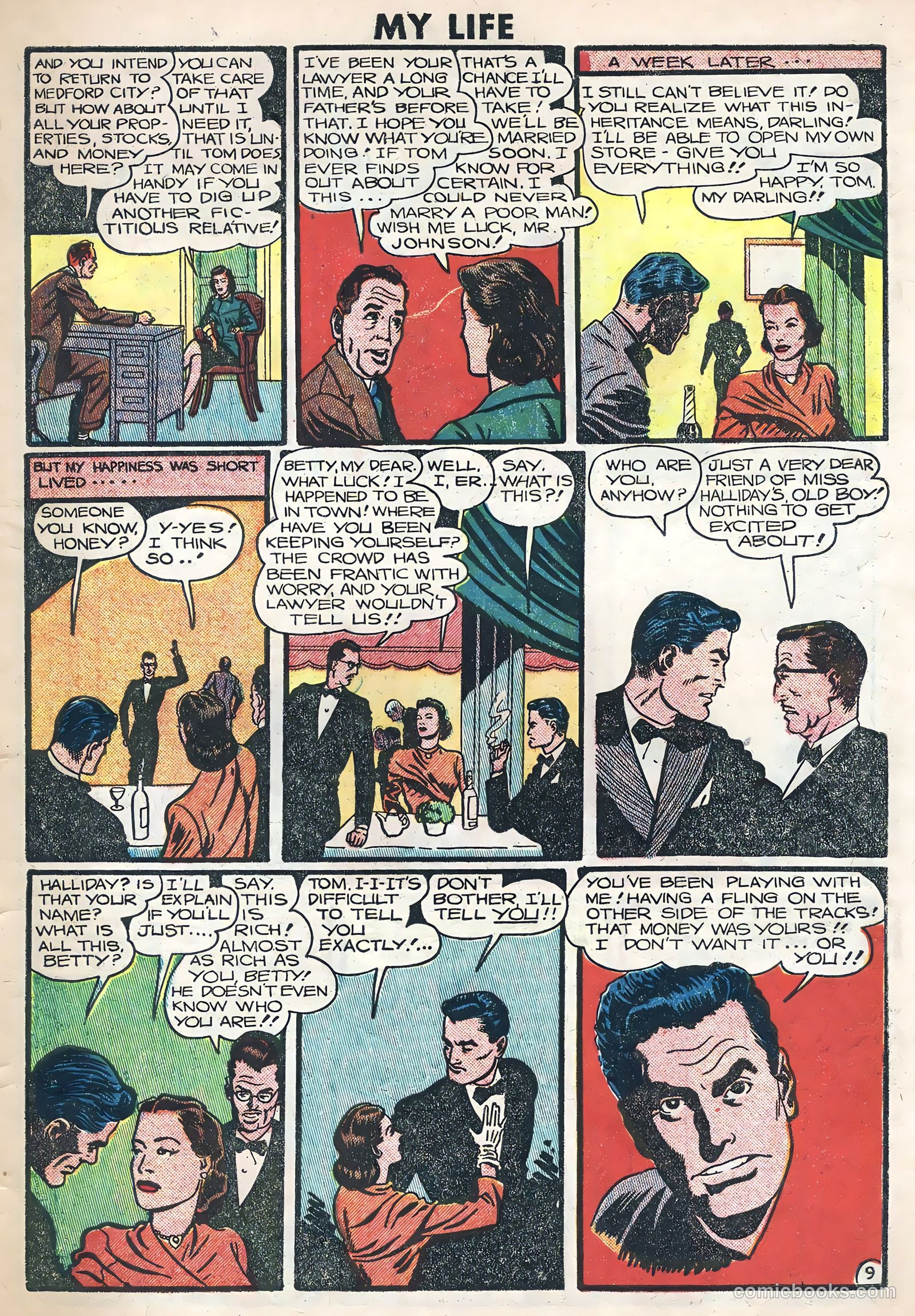 My Love Life #9 (1949) — page 31 of 36