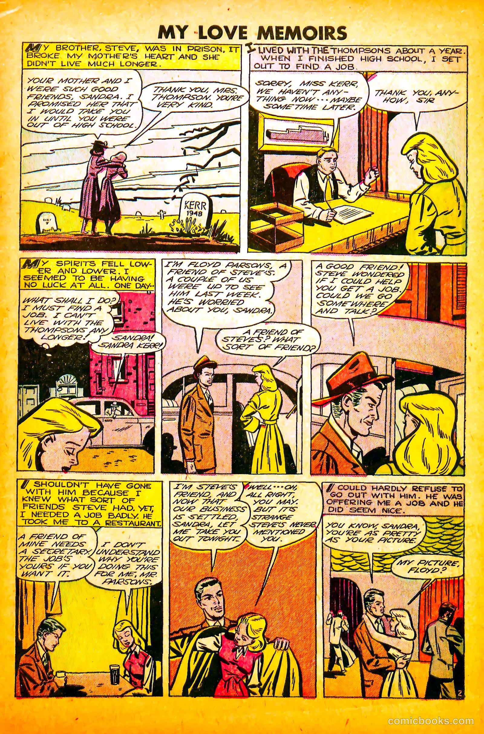 My Love Memoirs #11 (1950) — page 3 of 36
