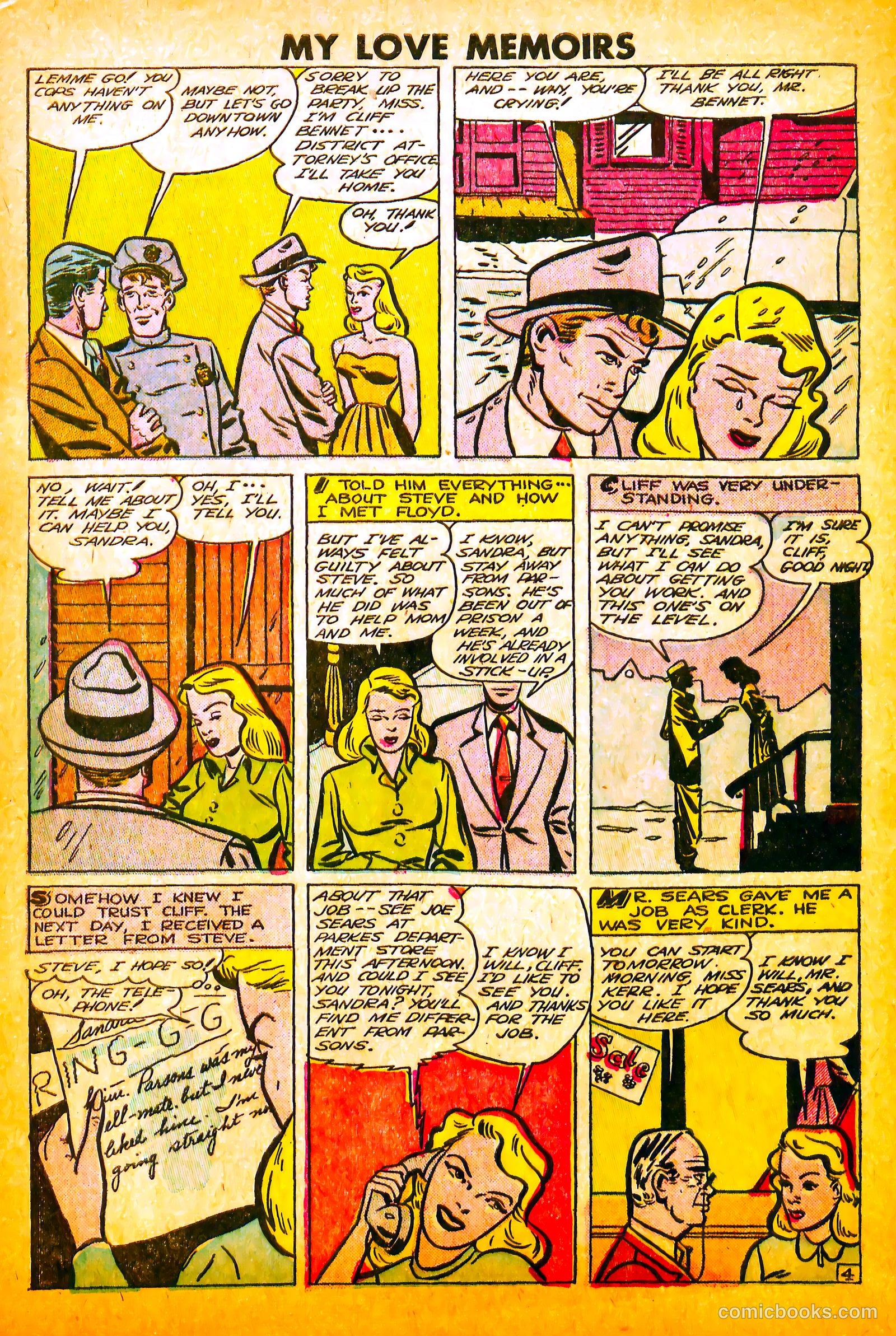 My Love Memoirs #11 (1950) — page 5 of 36