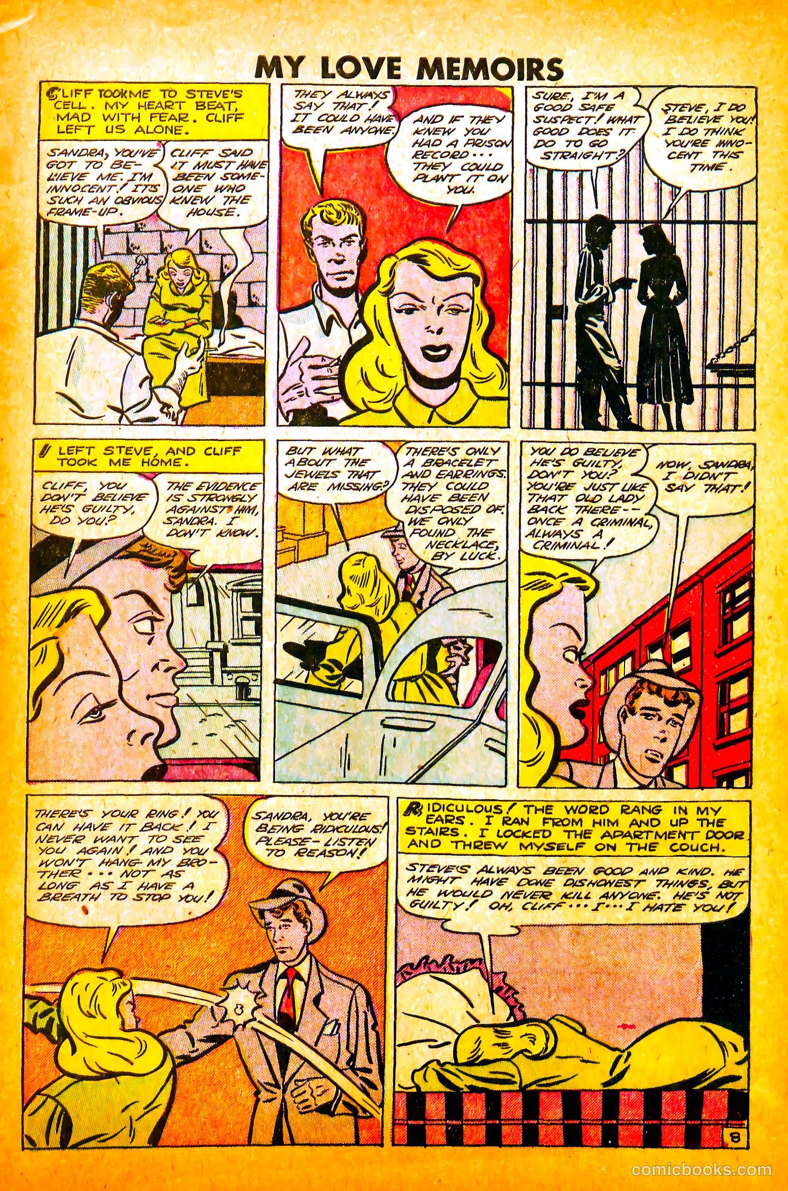 My Love Memoirs #11 (1950) — page 9 of 36