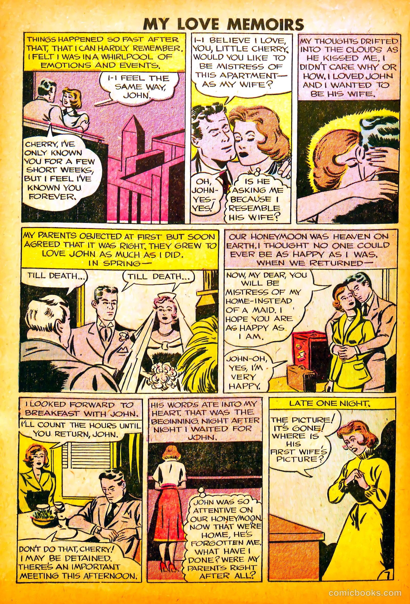 My Love Memoirs #11 (1950) — page 18 of 36