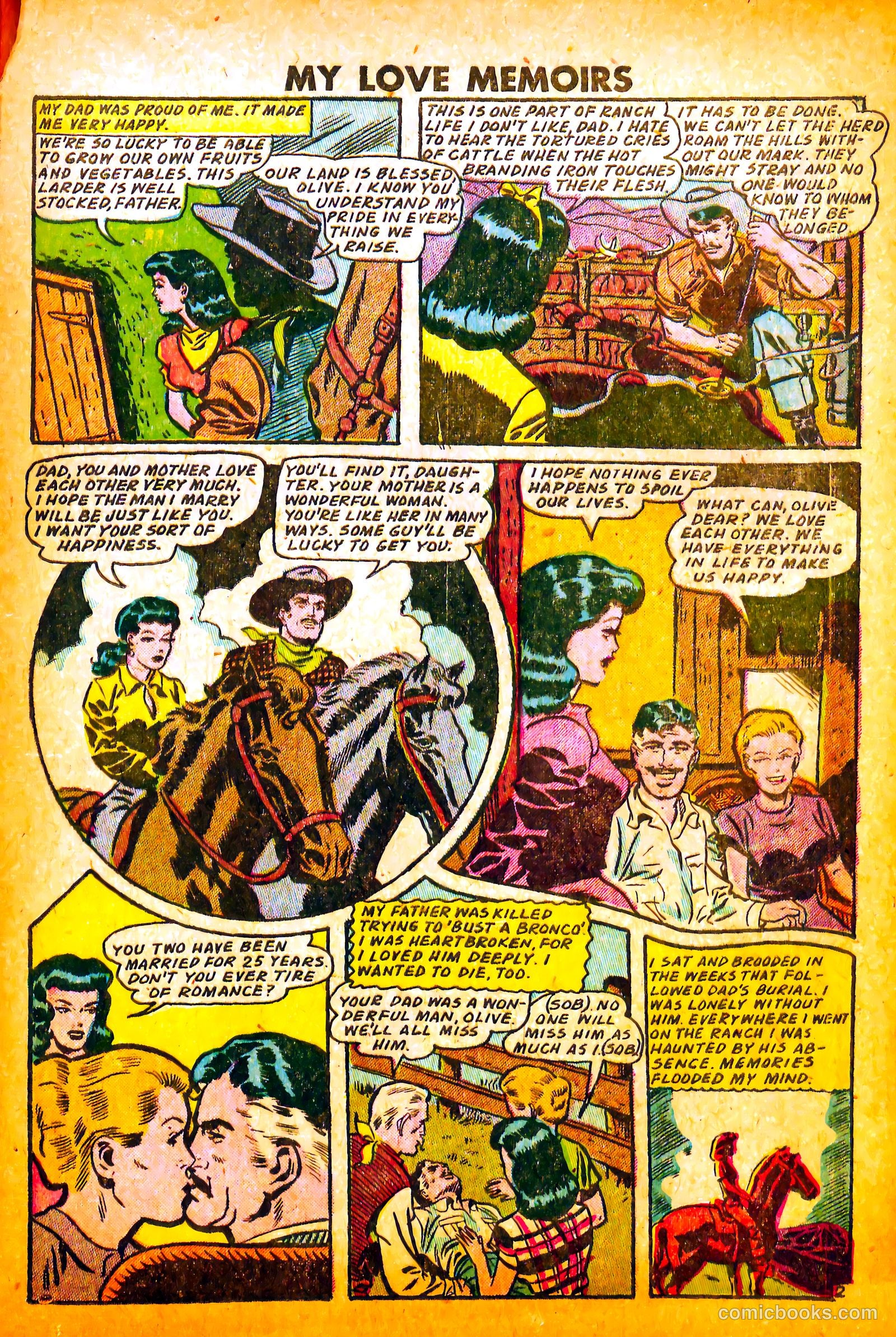 My Love Memoirs #11 (1950) — page 25 of 36