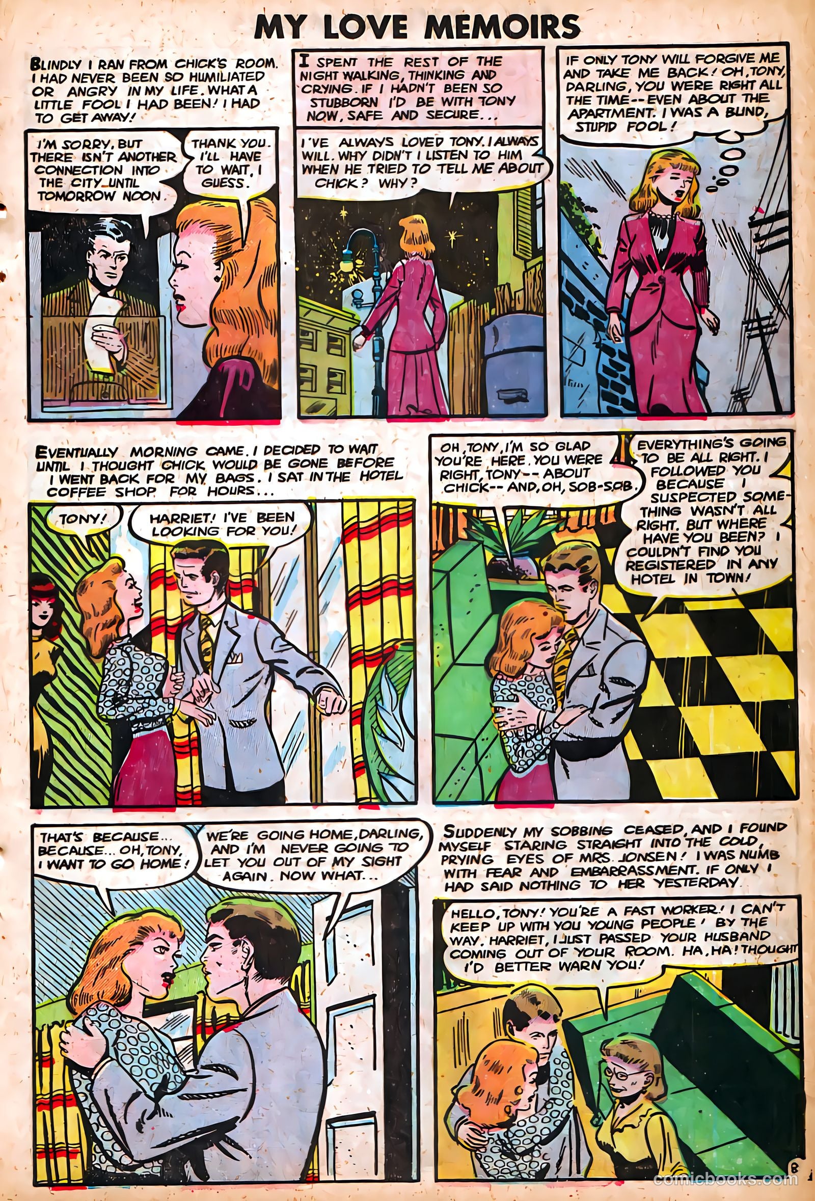My Love Memoirs #12 (1950) — page 8 of 34