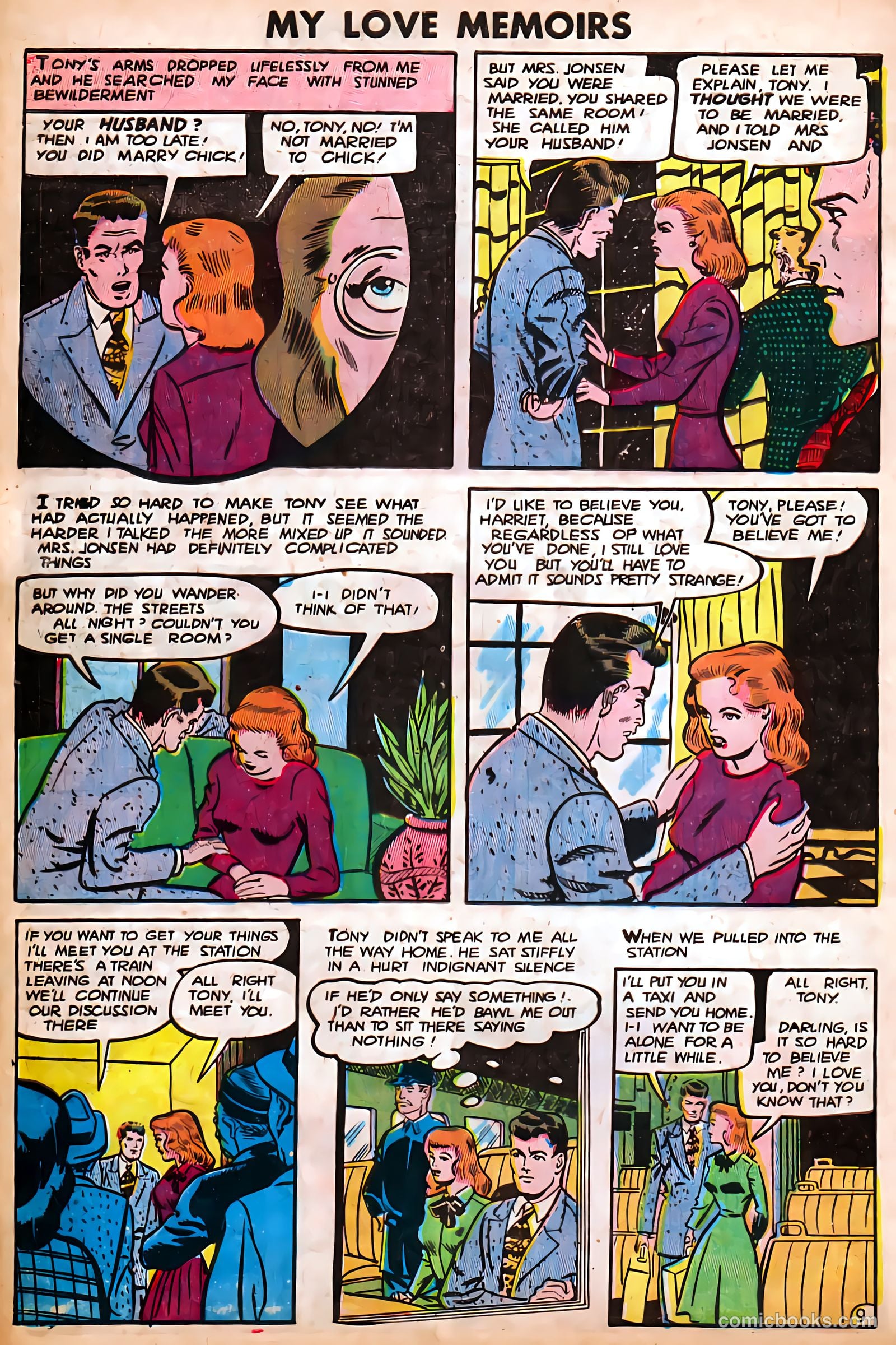 My Love Memoirs #12 (1950) — page 9 of 34