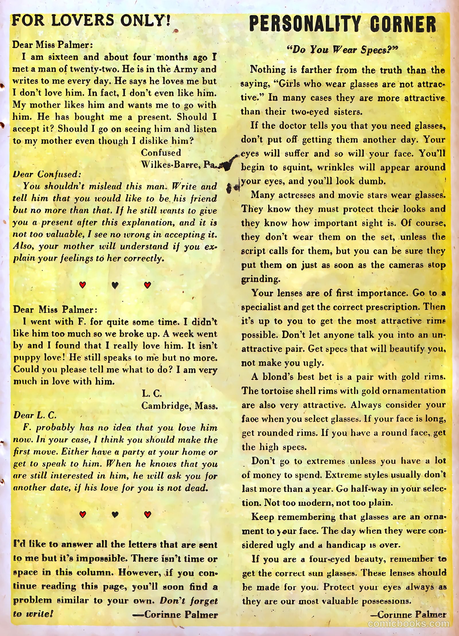 My Love Memoirs #12 (1950) — page 22 of 34