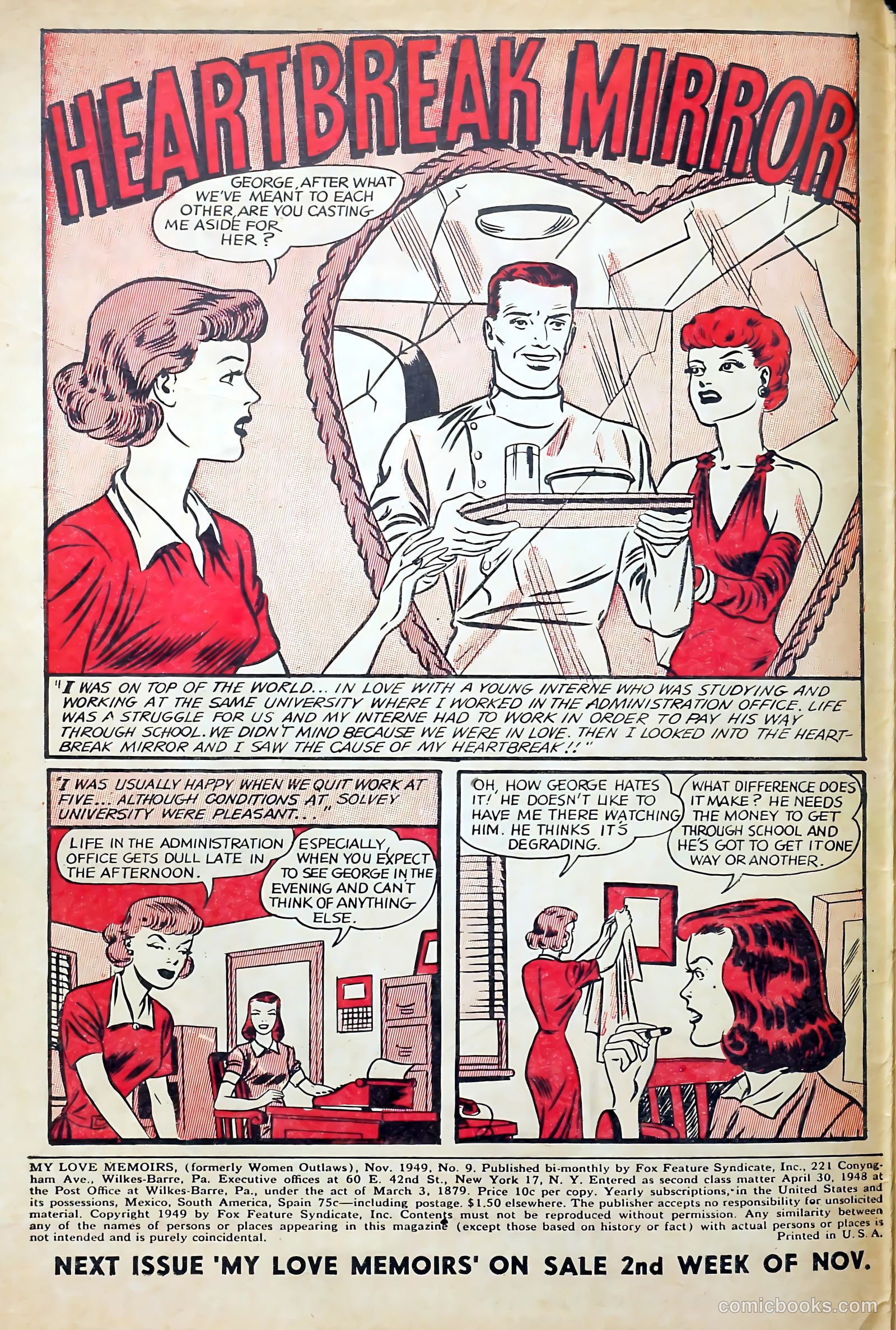 My Love Memoirs #9 (1949) — page 2 of 36