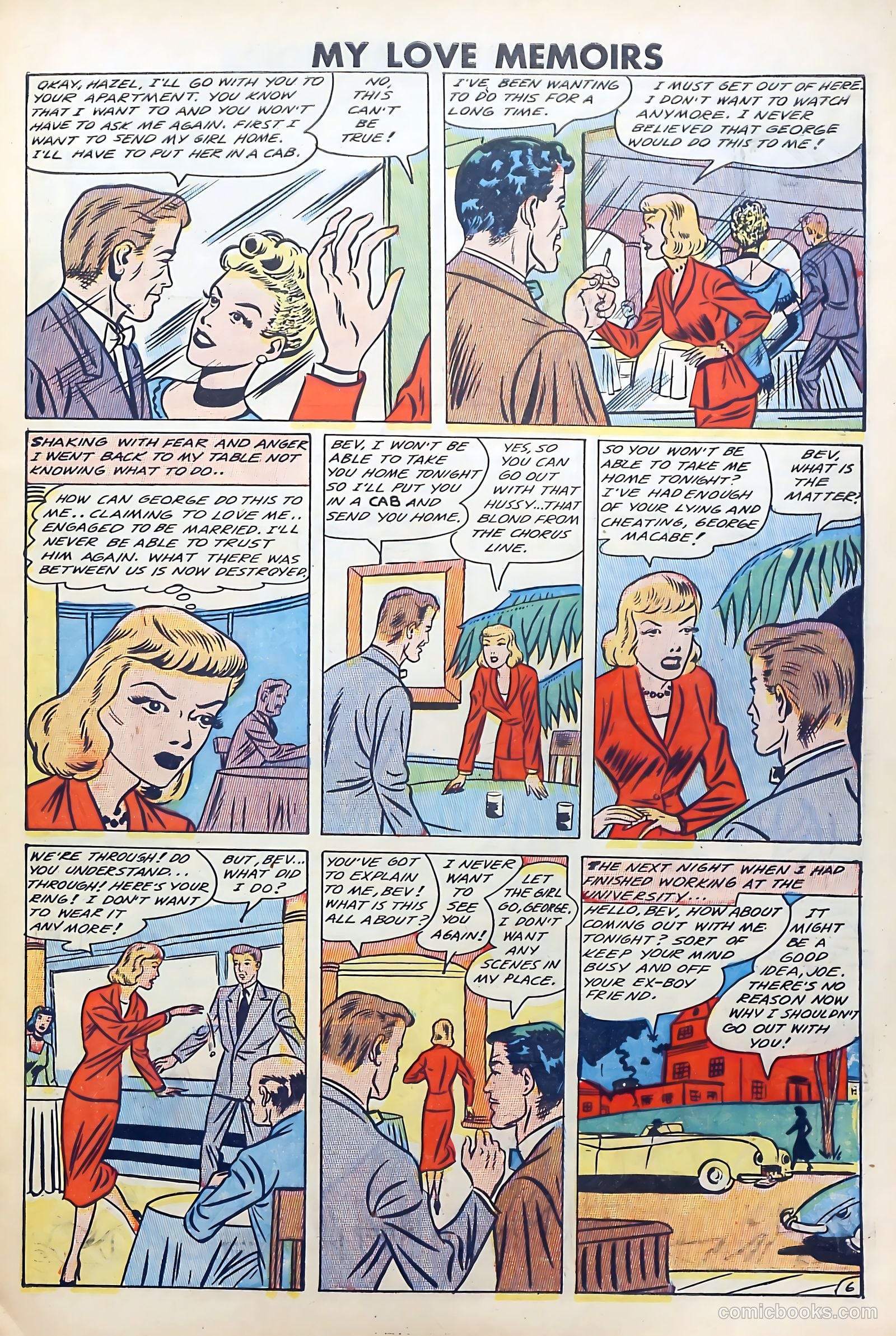 My Love Memoirs #9 (1949) — page 7 of 36